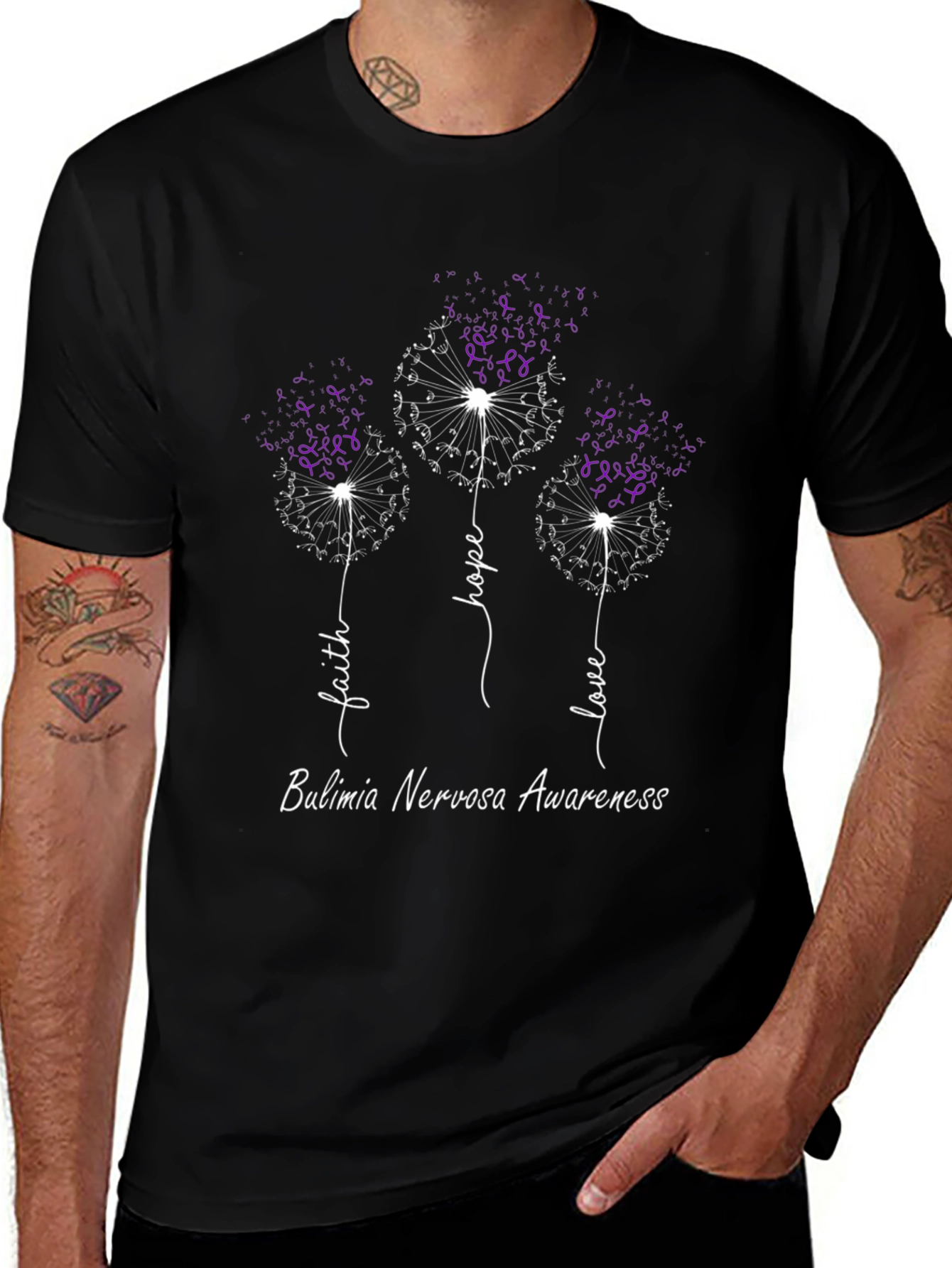 Bulimia Awareness Dandelion T-Shirt