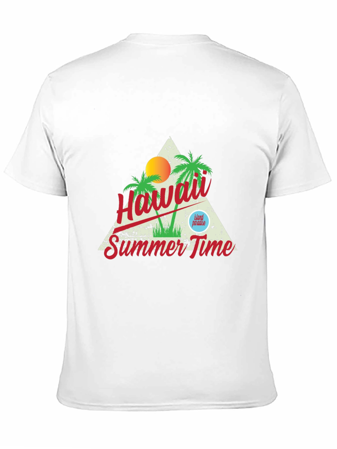 Hawaii Summer Time Graphic T-Shirt