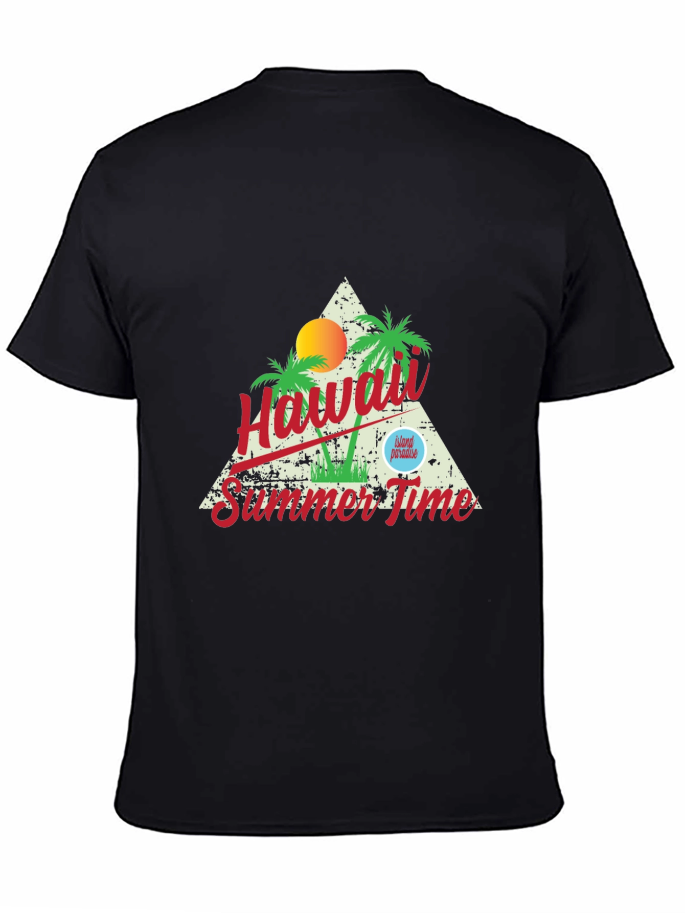 Hawaii Summer Time Graphic T-Shirt