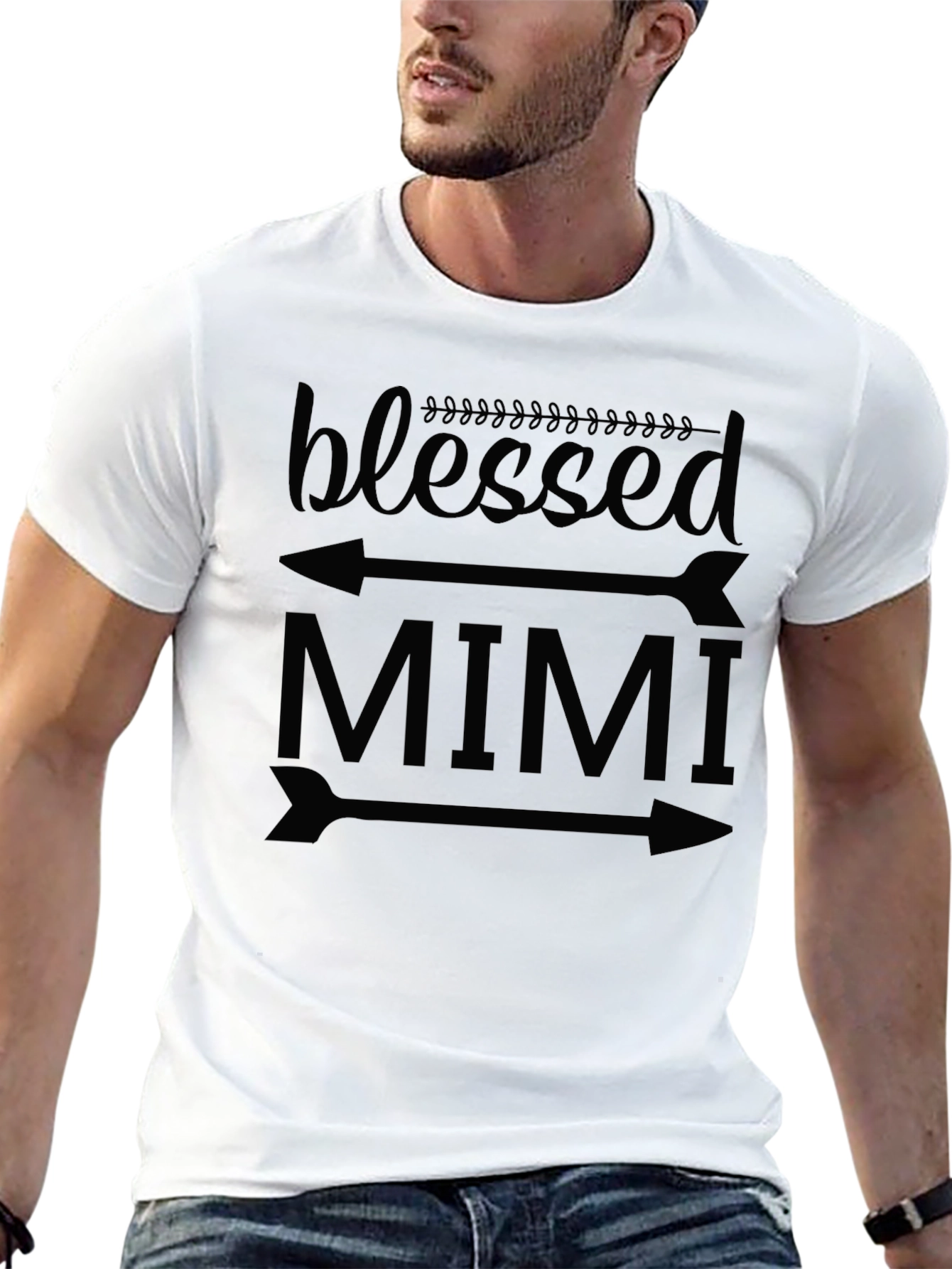 Blessed Mimi Arrow Graphic T-Shirt