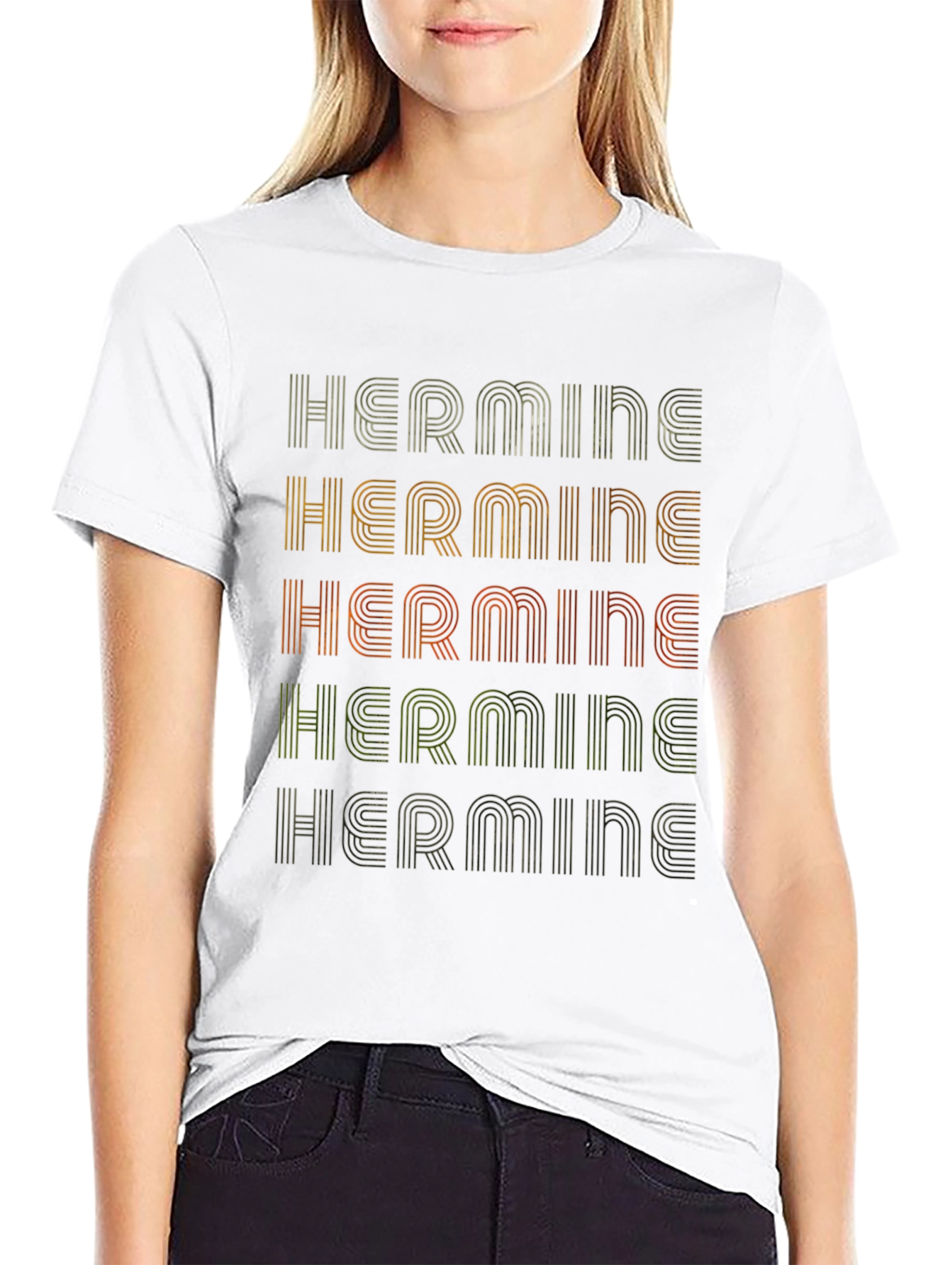 Hermine Graphic T-Shirt - Retro Style