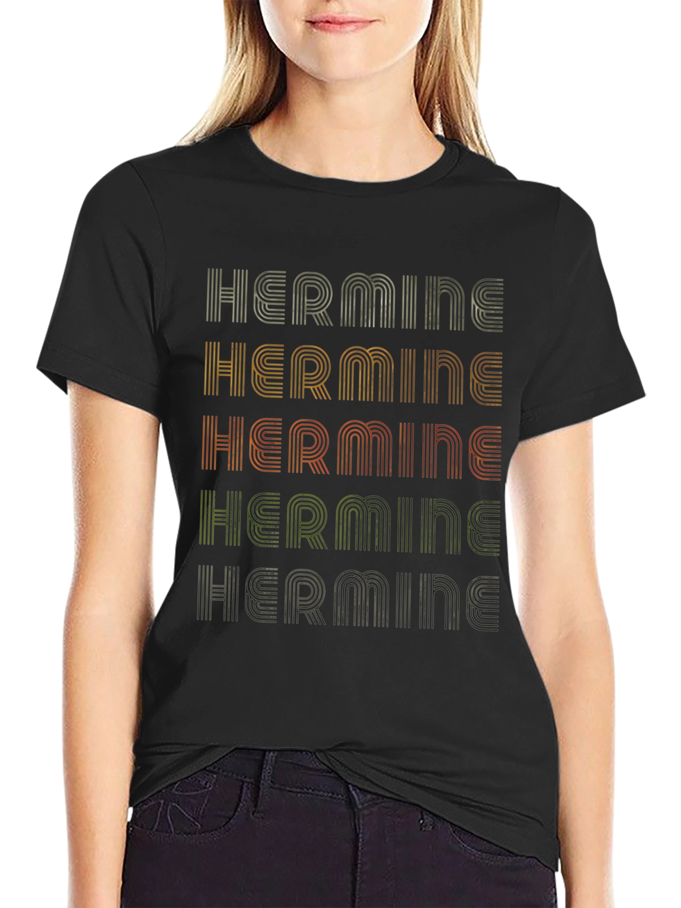 Hermine Graphic T-Shirt - Retro Style