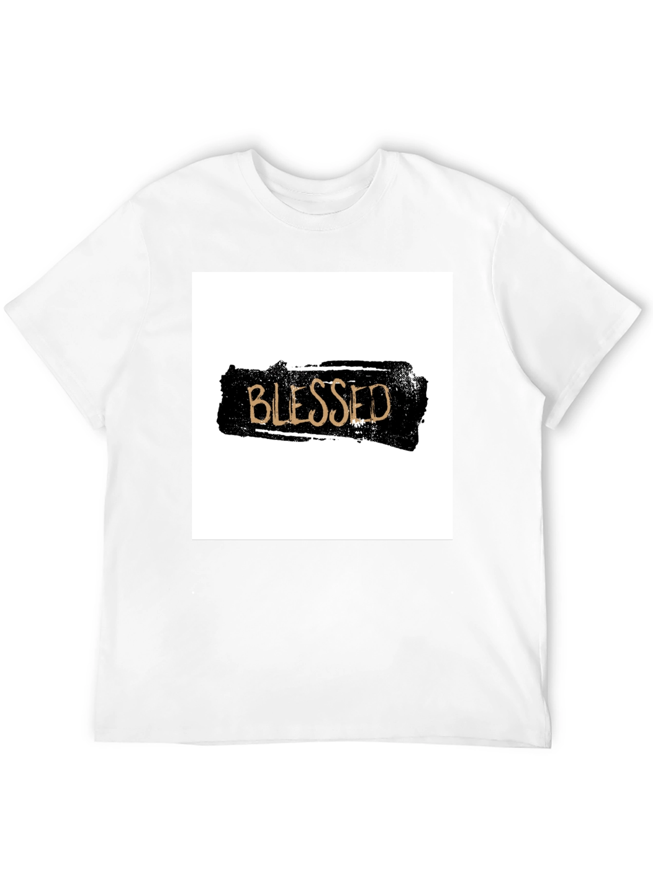 Blessed Graphic T-Shirt - Black Crew Neck Tee