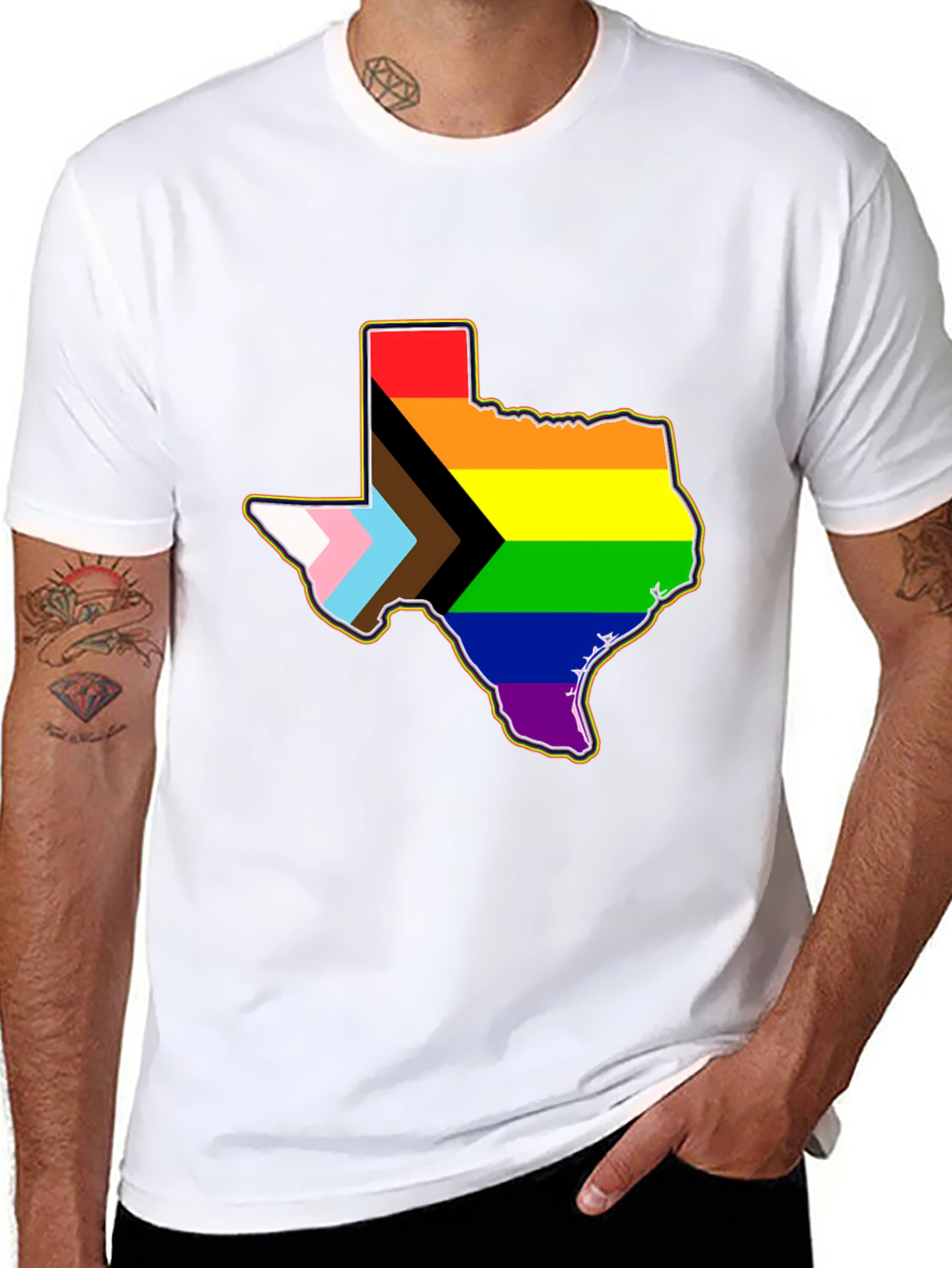 Pride Texas T-Shirt - LGBTQ+ State Tee