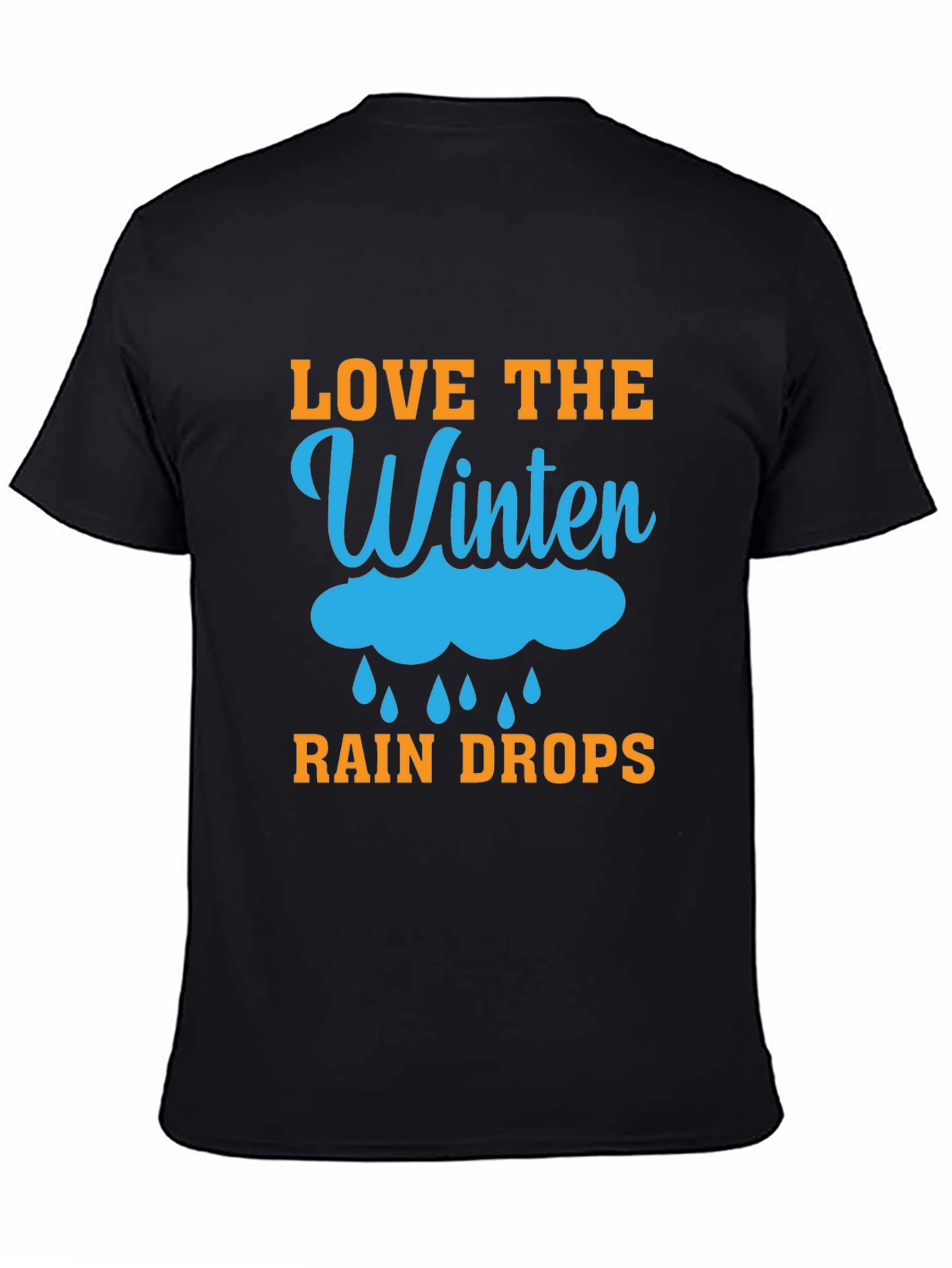 Winter Rain Drops Graphic Tee