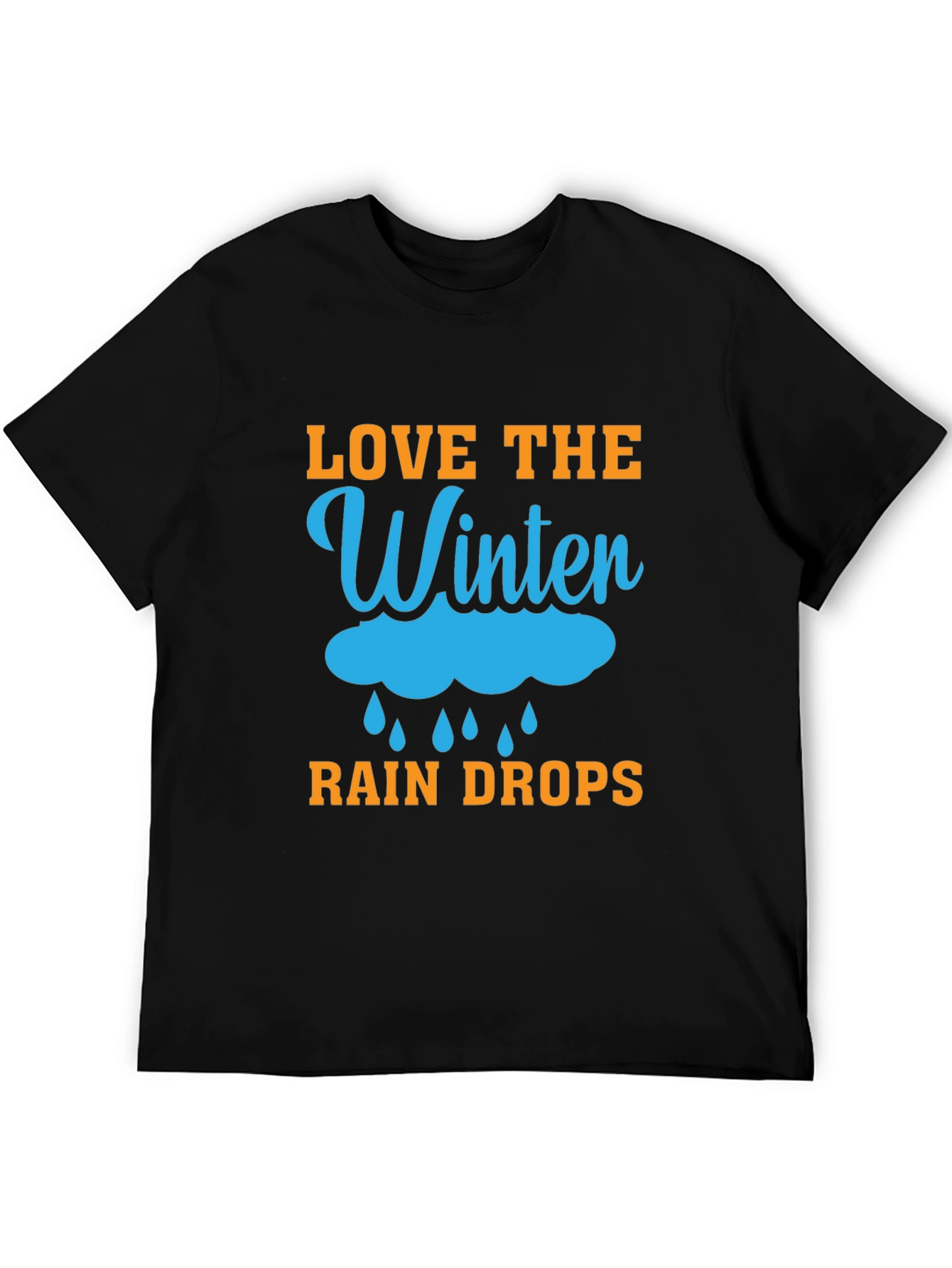 Winter Rain Drops Graphic Tee