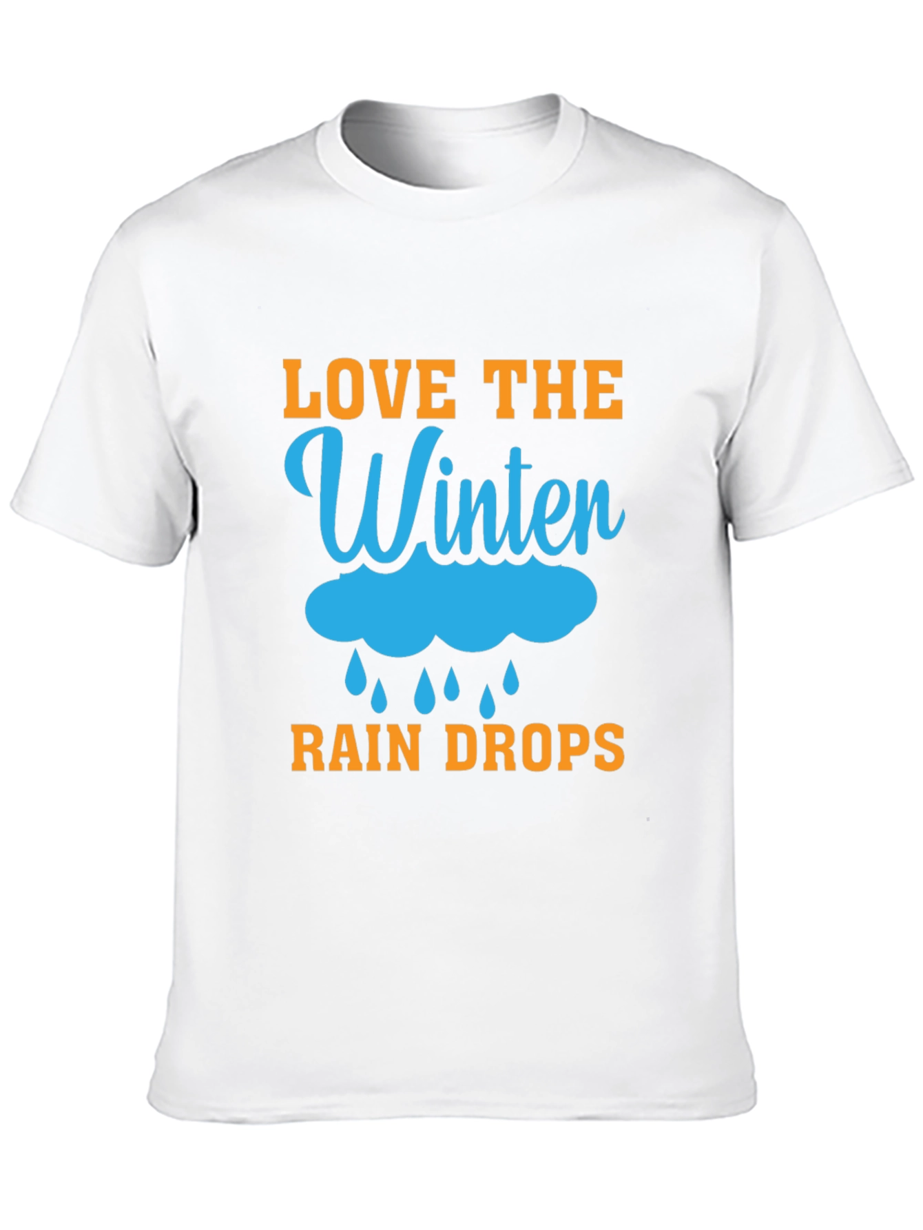 Winter Rain Drops Graphic Tee