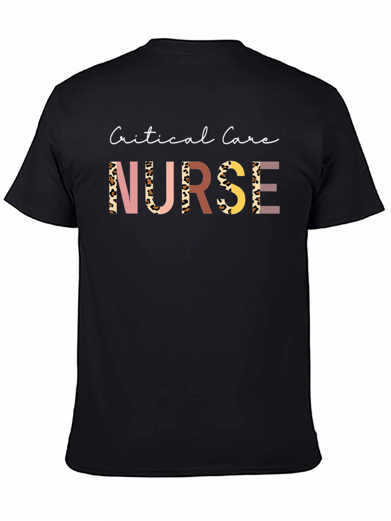 Critical Care Nurse Graphic Tee - Black