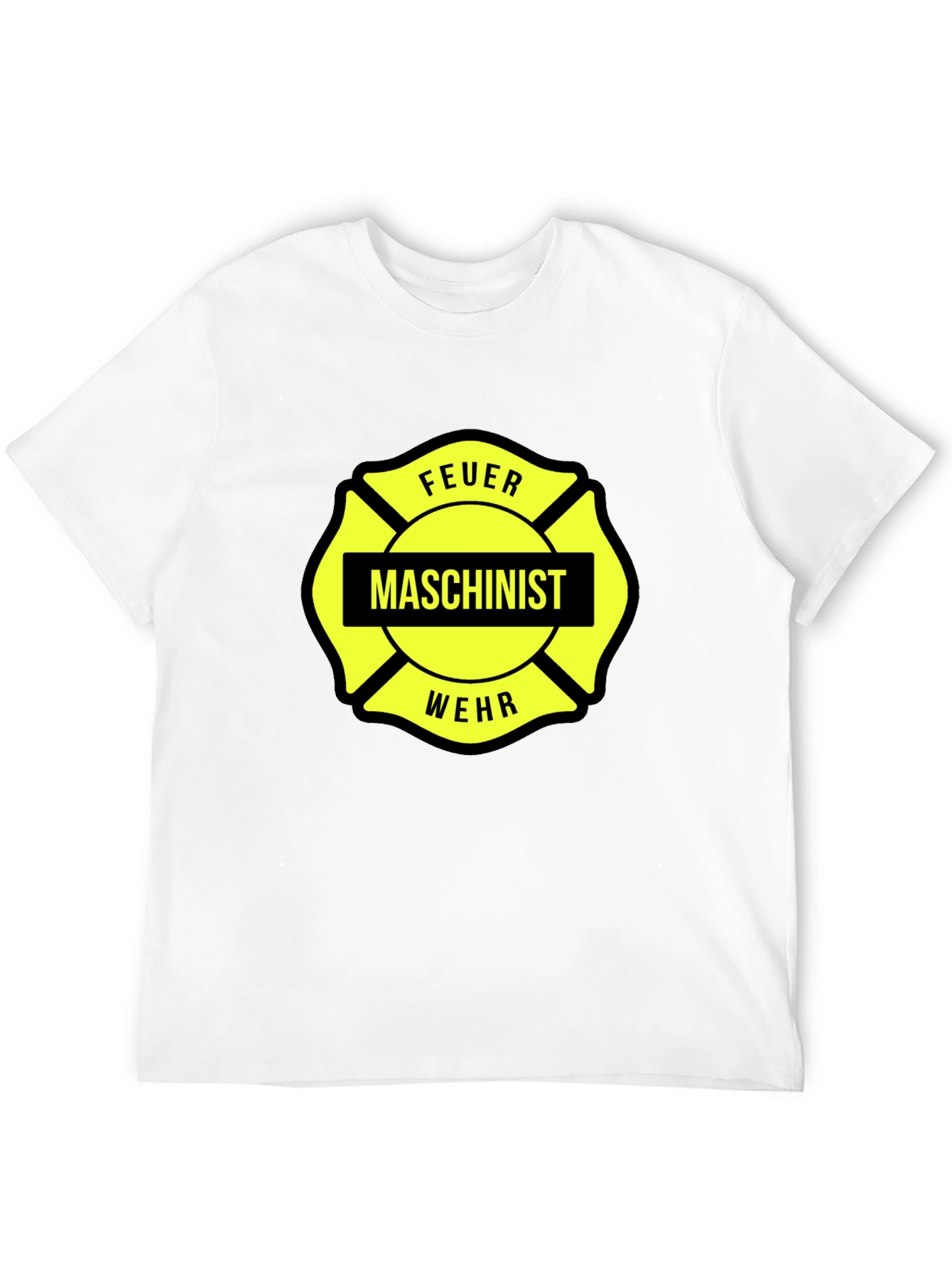 Feuer Maschinist Wehr Black T-Shirt