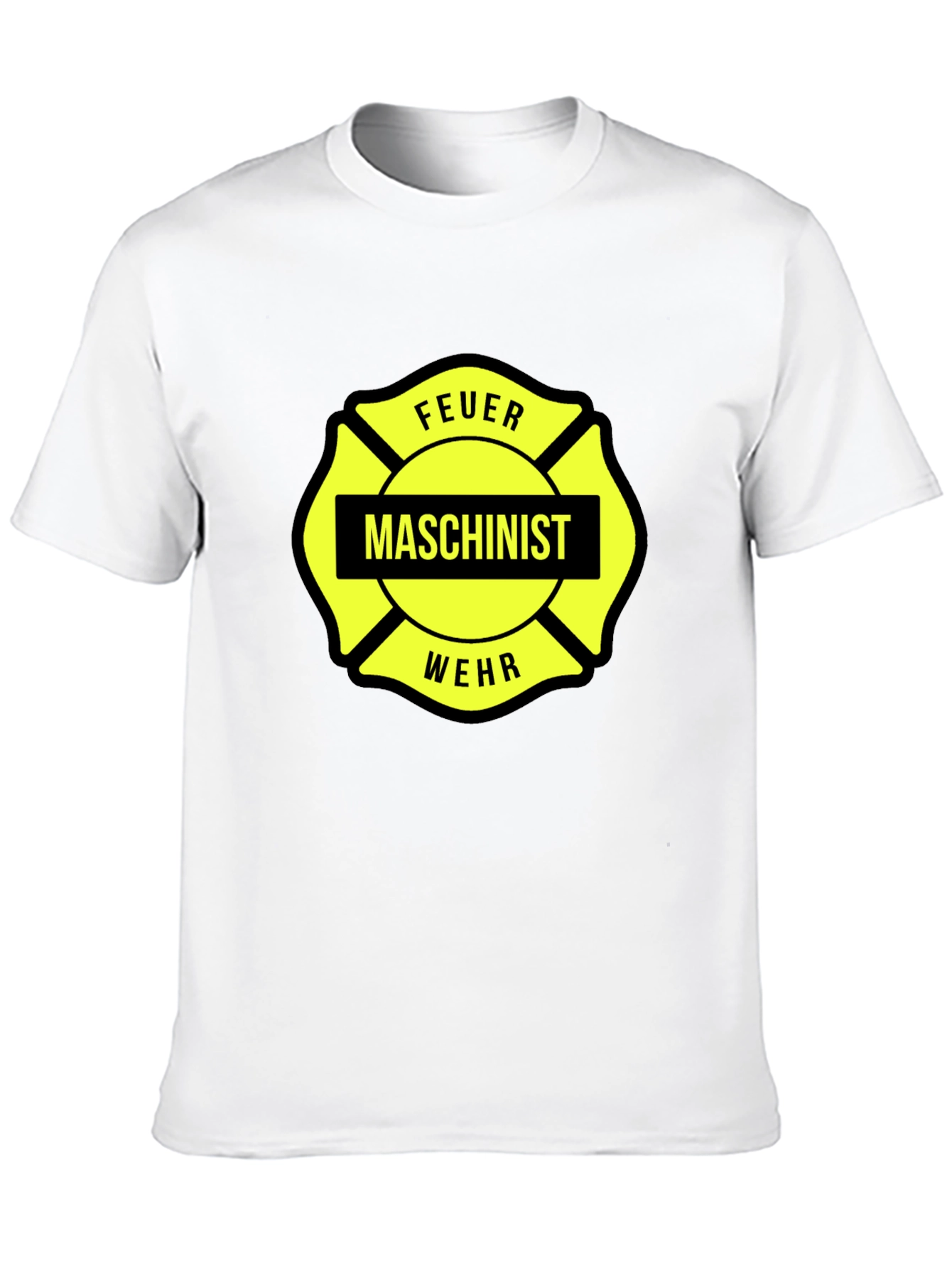 Feuer Maschinist Wehr Black T-Shirt