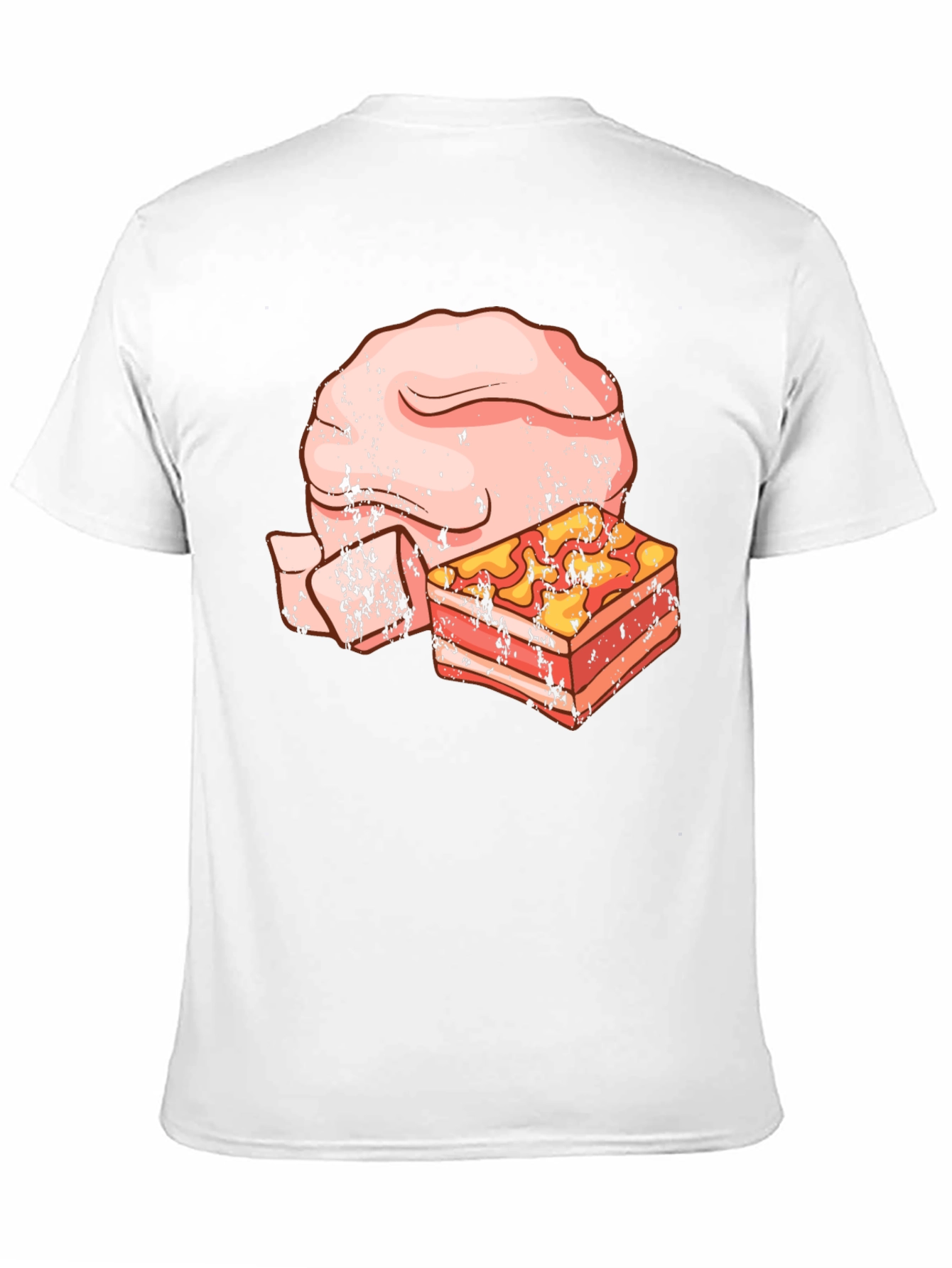 Funny Meat Lasagna Graphic T-Shirt
