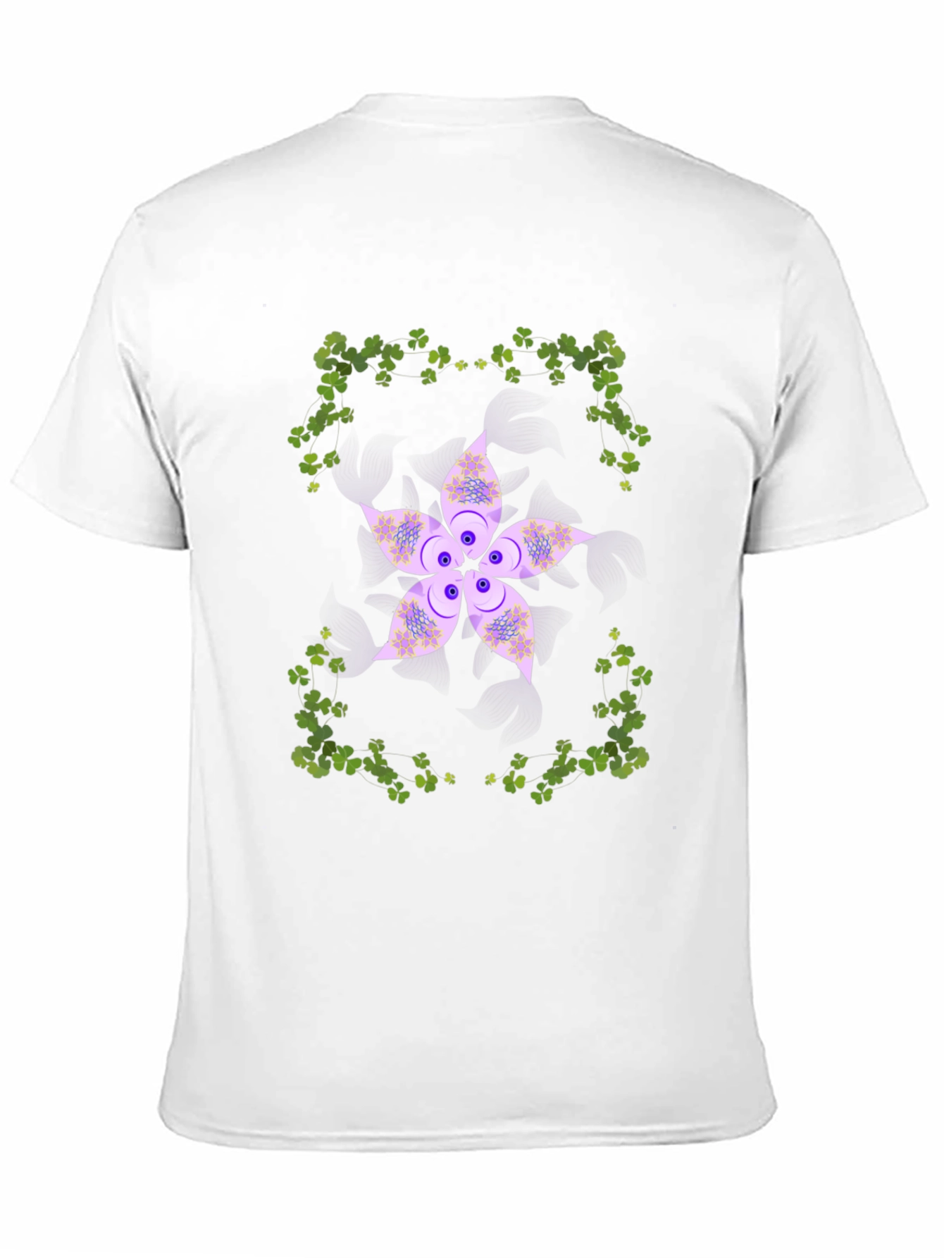 Floral Shamrock Graphic Tee - Lucky Style