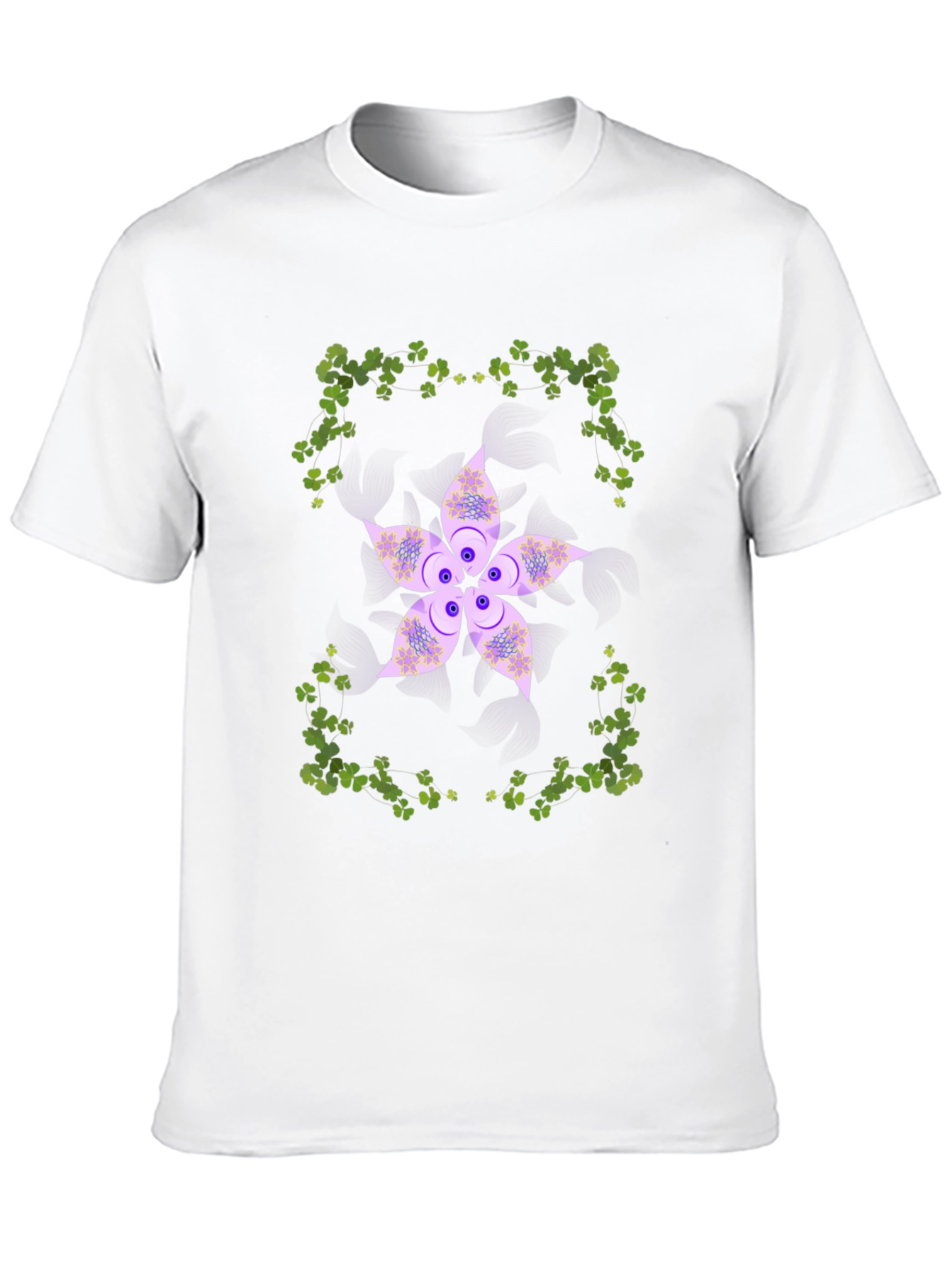 Floral Shamrock Graphic Tee - Lucky Style