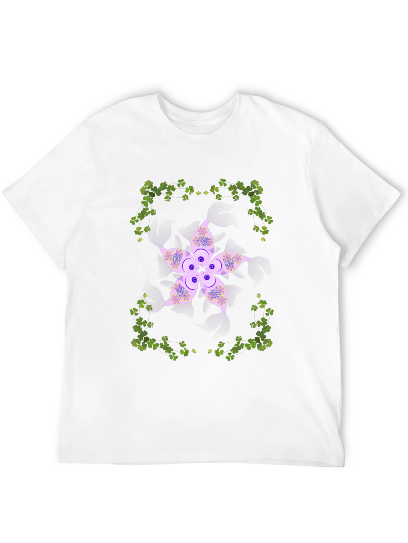 Floral Shamrock Graphic Tee - Lucky Style