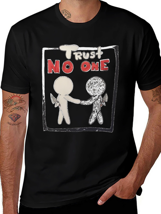 Trust No One Graphic Tee - Mens