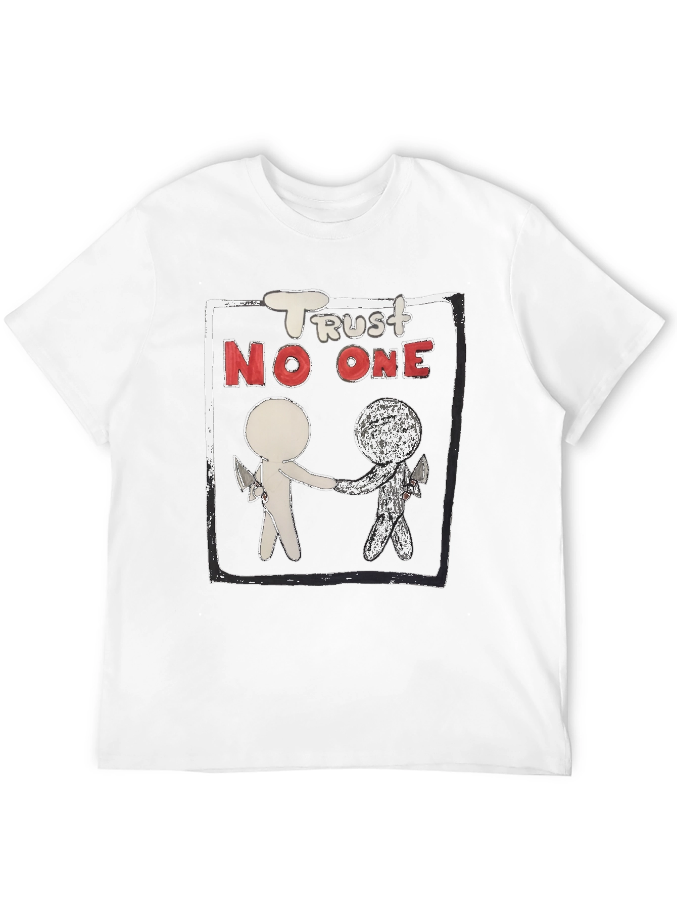 Trust No One Graphic Tee - Mens