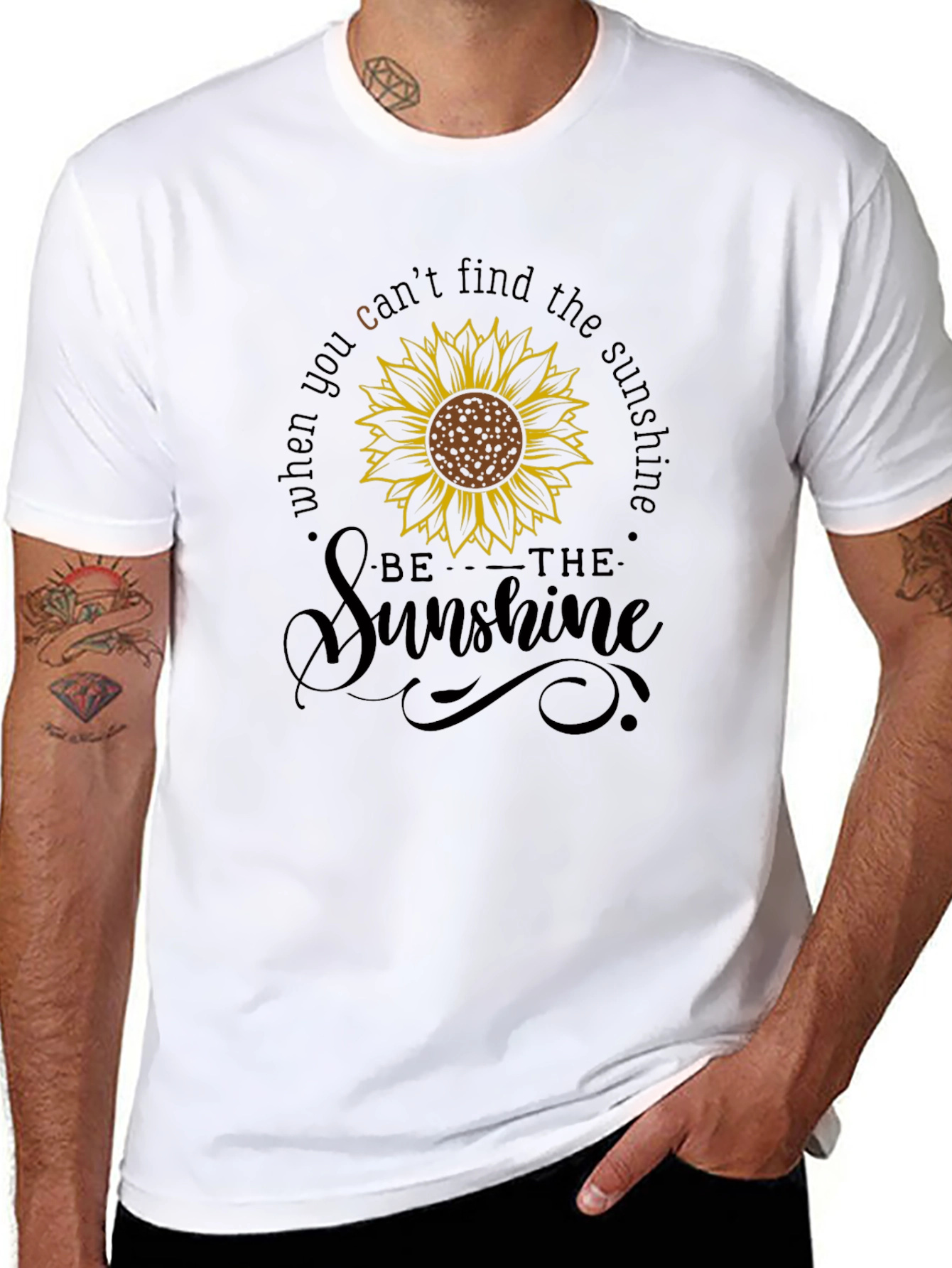 Sunflower Be The Sunshine Graphic Tee