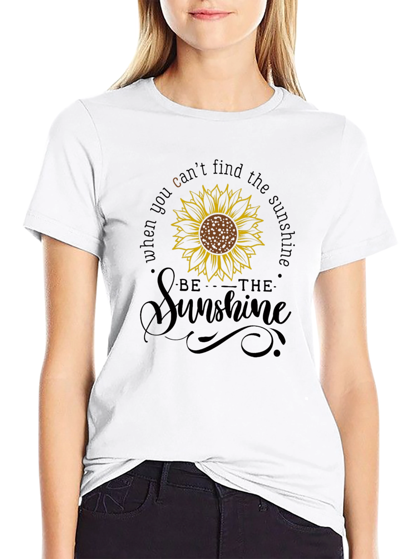 Sunflower Be The Sunshine Graphic Tee
