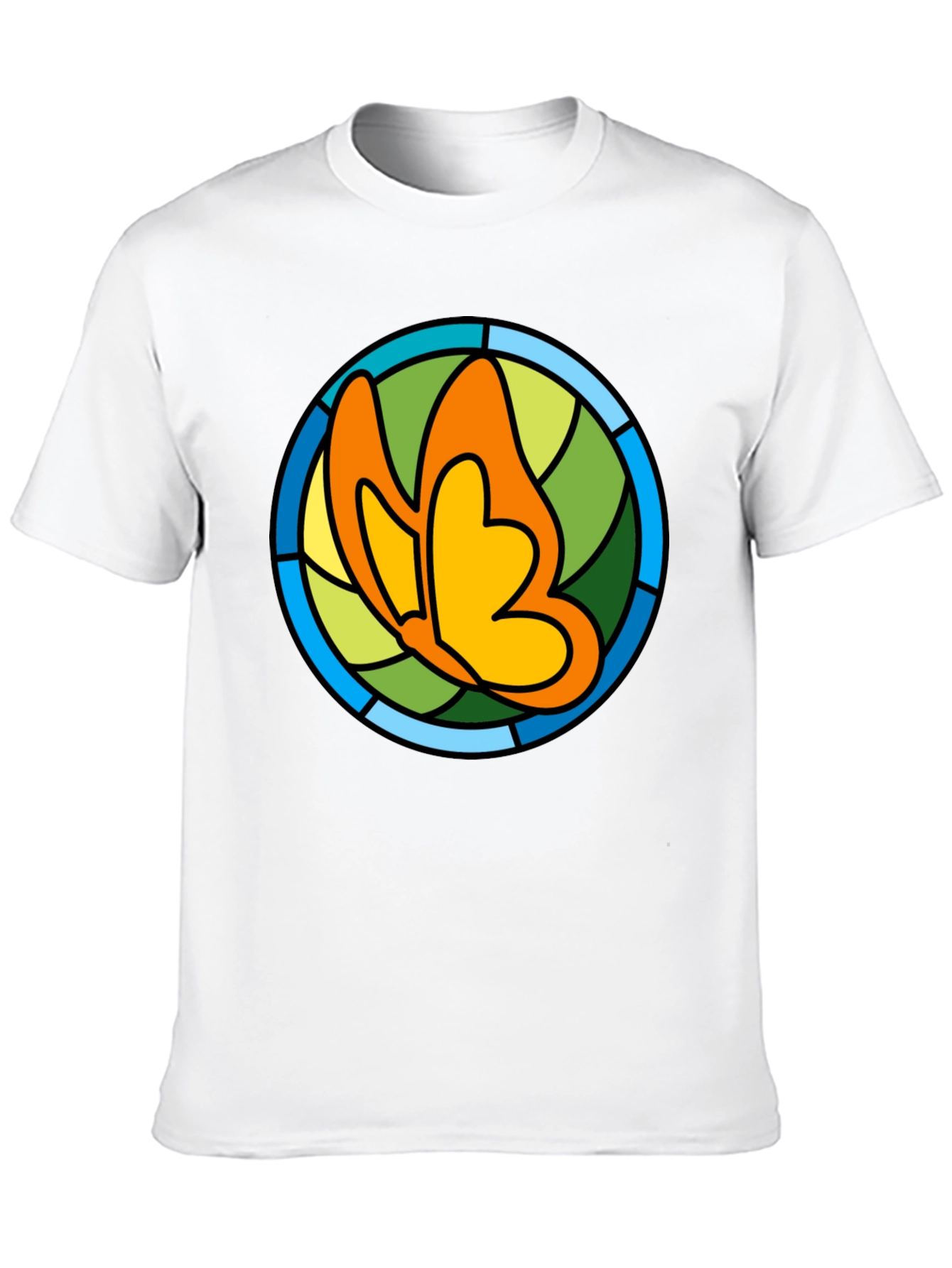 Stained Glass Butterfly T-Shirt