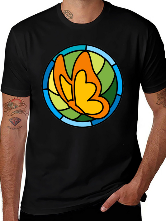Stained Glass Butterfly T-Shirt