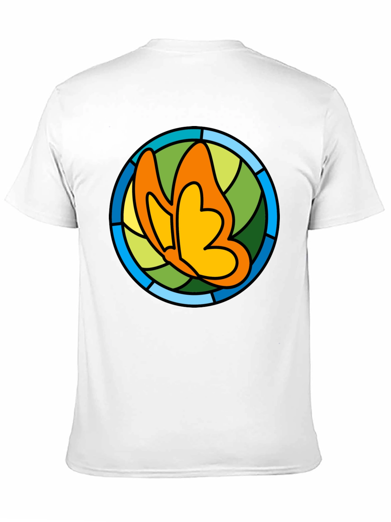 Stained Glass Butterfly T-Shirt