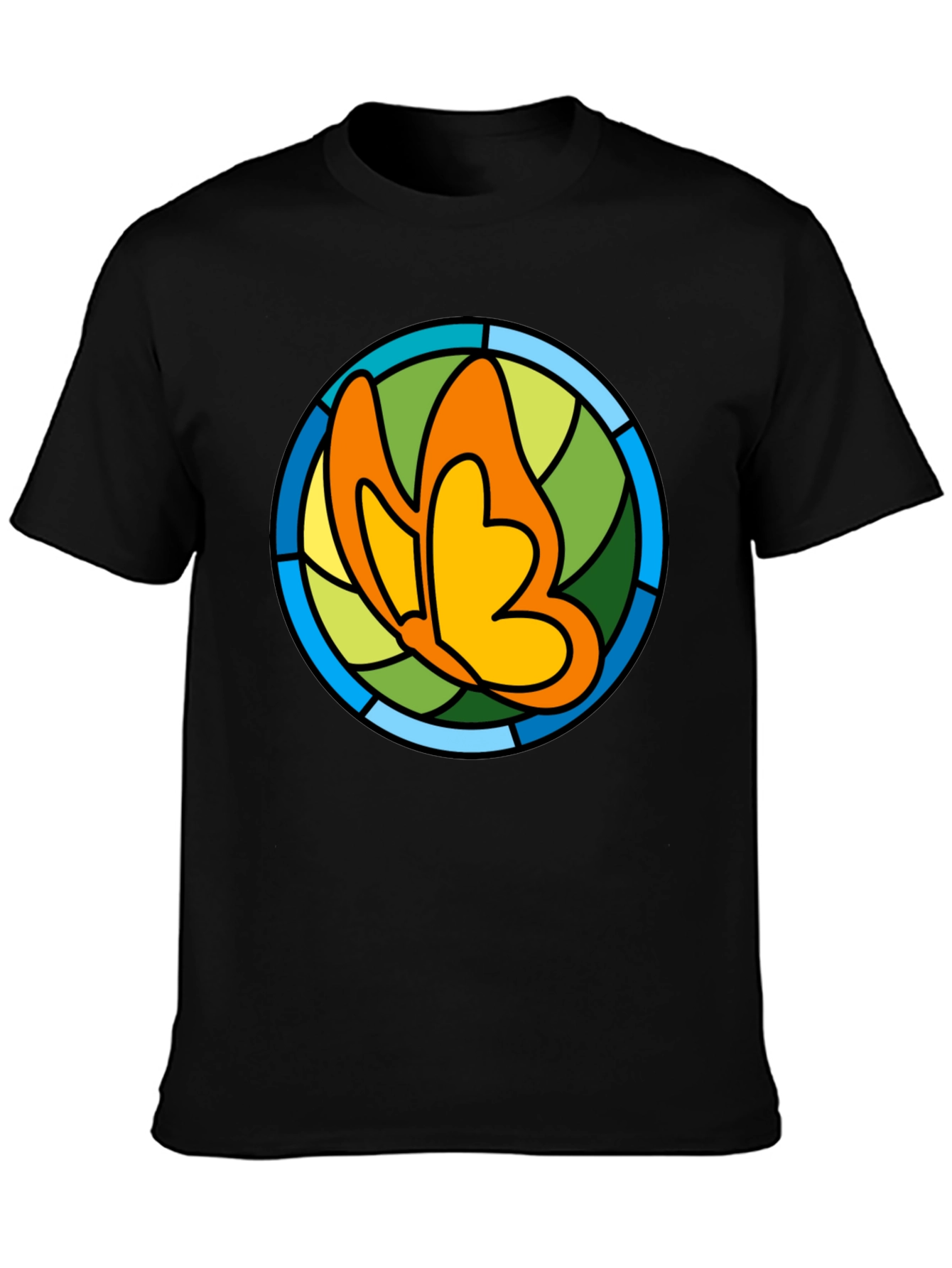 Stained Glass Butterfly T-Shirt