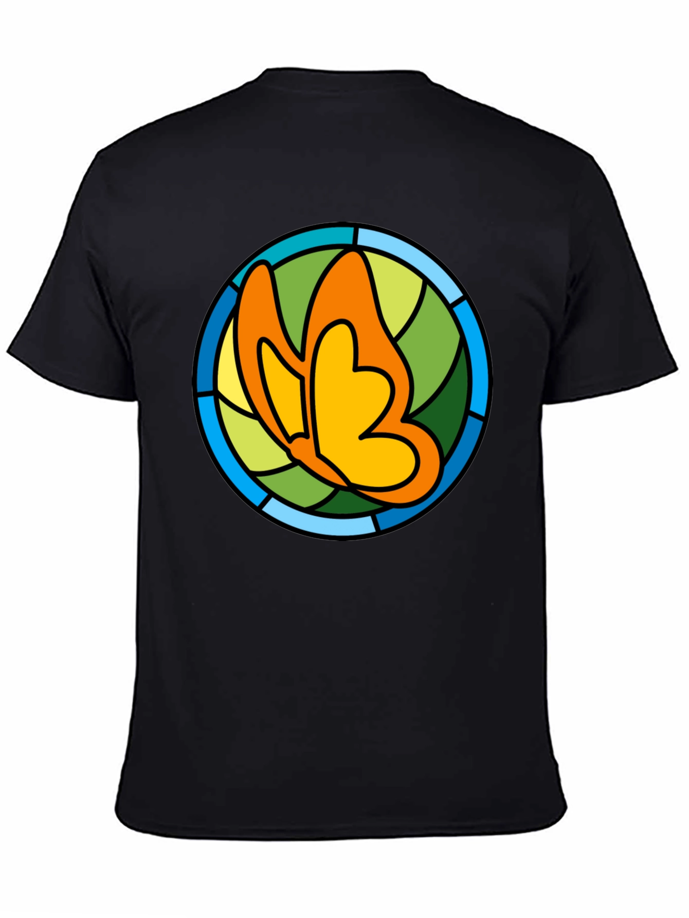 Stained Glass Butterfly T-Shirt
