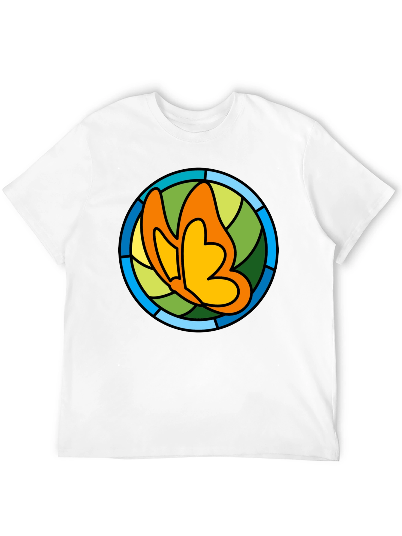 Stained Glass Butterfly T-Shirt