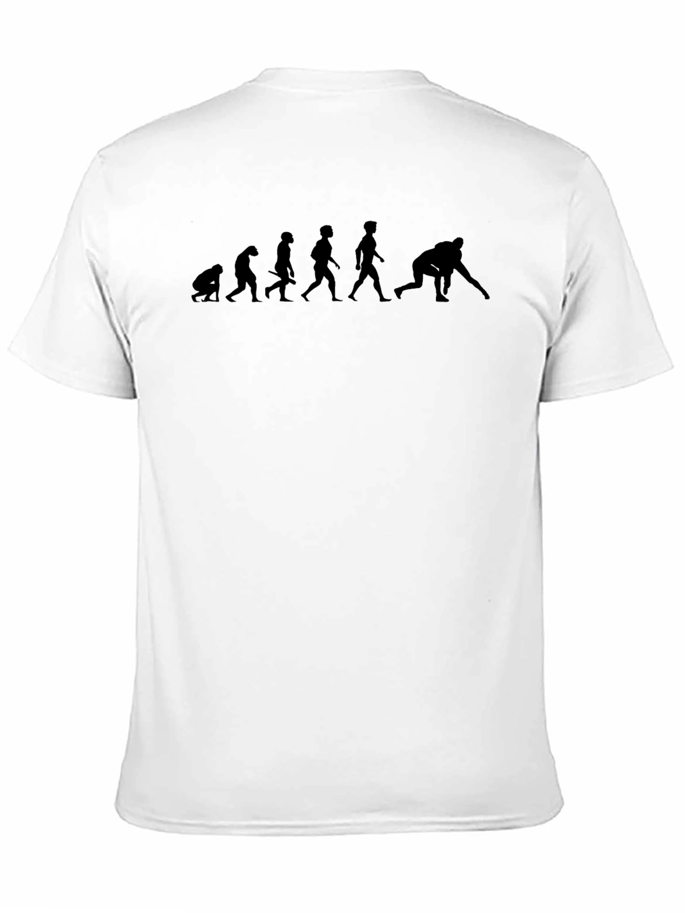 Evolution of a Curler Black T-Shirt
