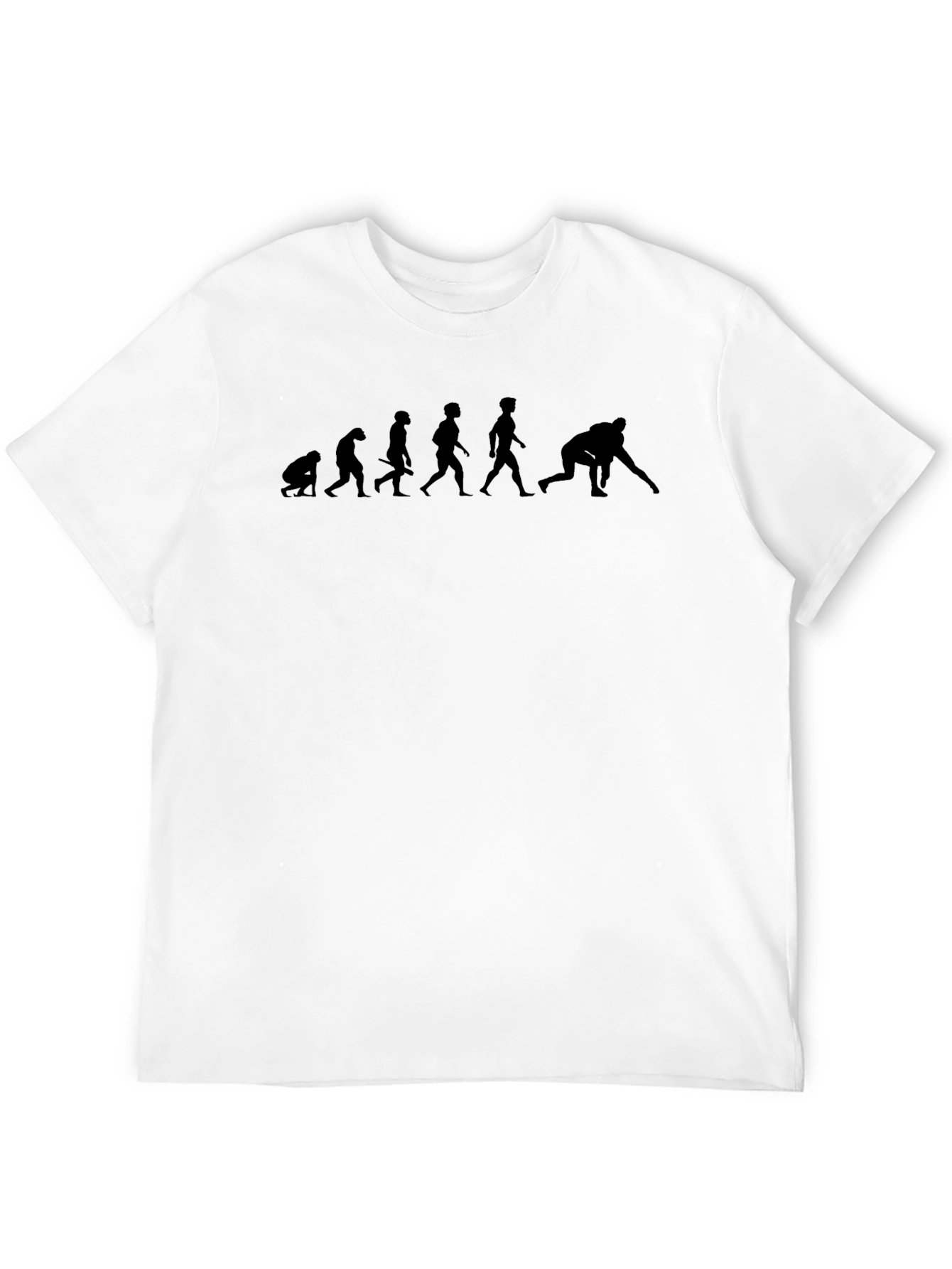Evolution of a Curler Black T-Shirt