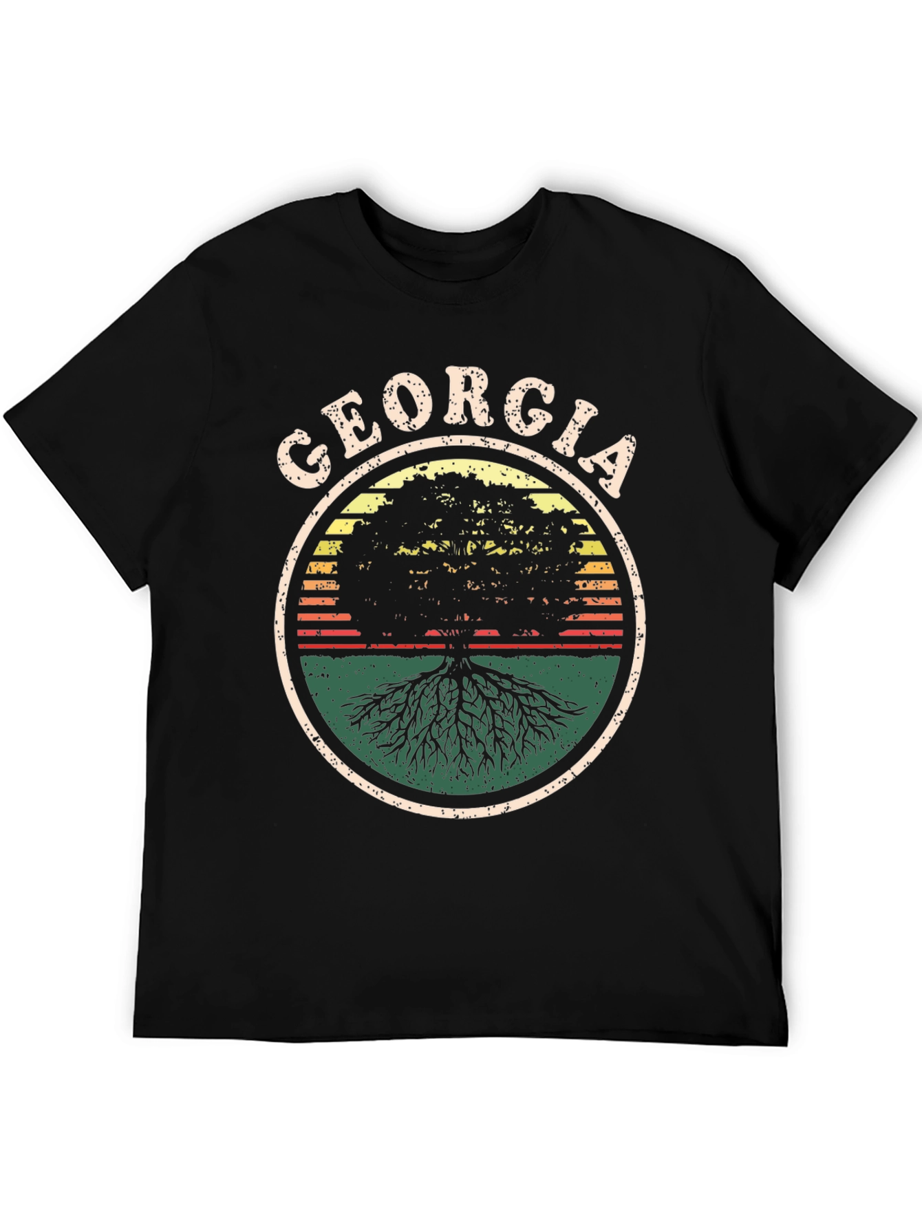 Georgia Roots Graphic Tee - Nature Inspired Shirt