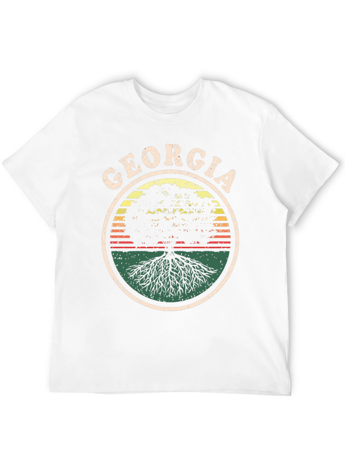 Georgia Roots Graphic Tee - Nature Inspired Shirt