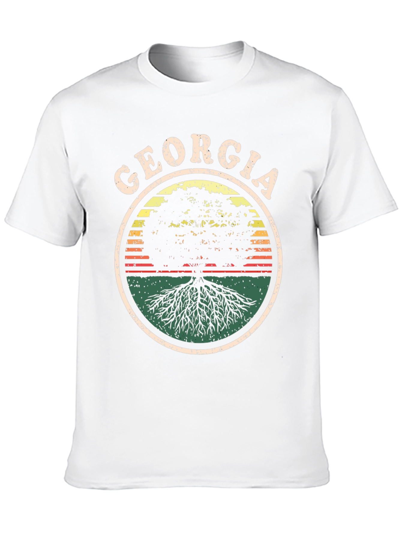 Georgia Roots Graphic Tee - Nature Inspired Shirt