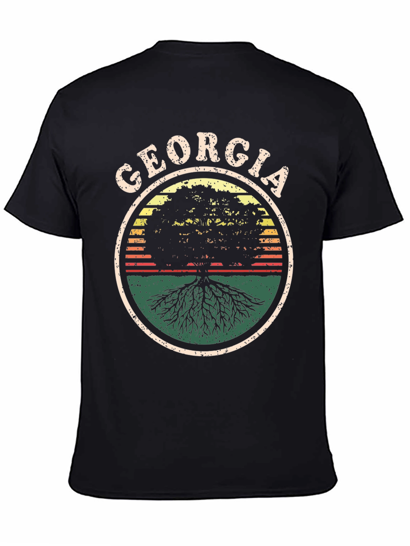 Georgia Roots Graphic Tee - Nature Inspired Shirt