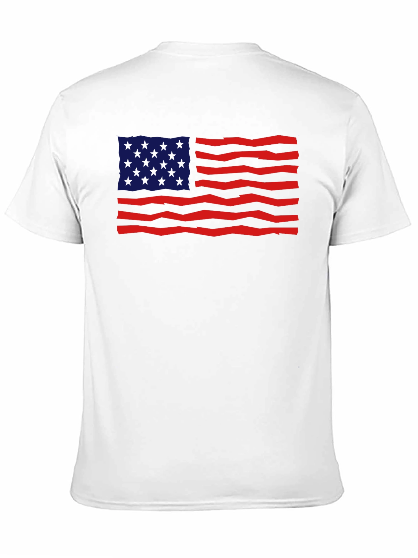 American Flag Graphic Tee - Patriotic Design