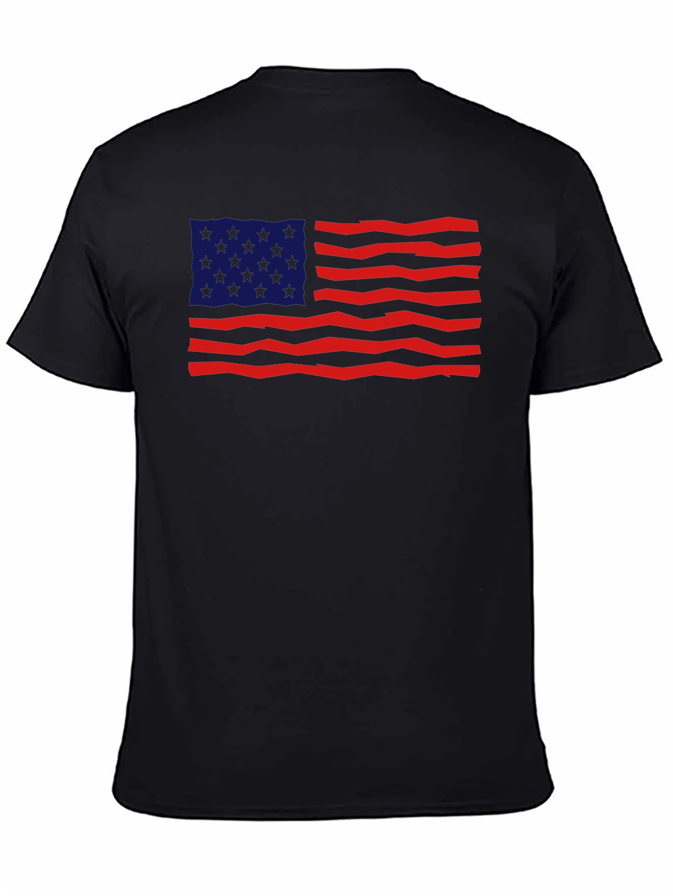 American Flag Graphic Tee - Patriotic Design