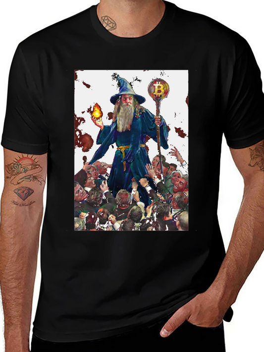Bitcoin Wizard Black T-Shirt
