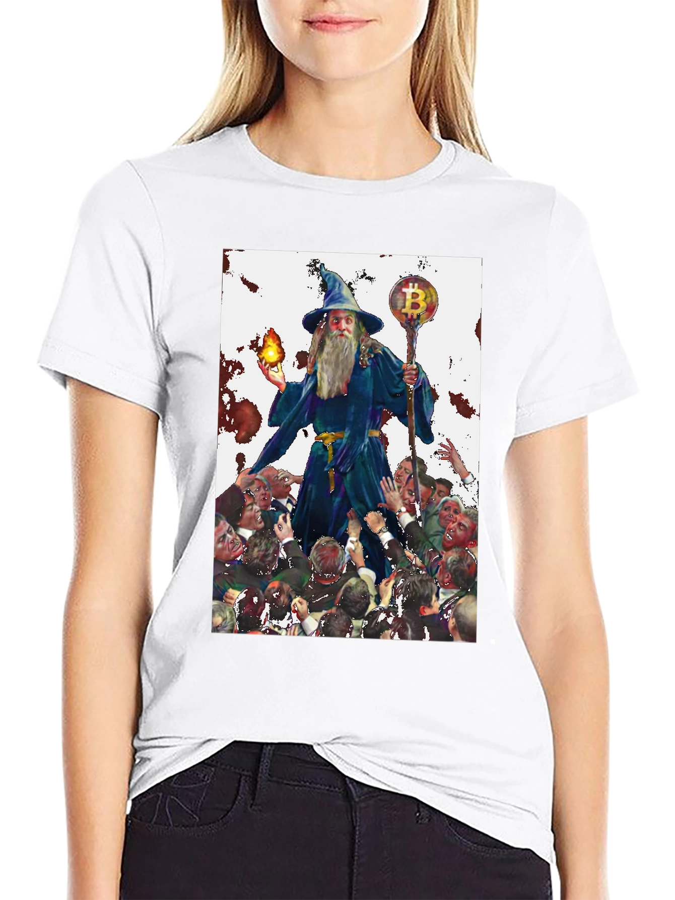 Bitcoin Wizard Black T-Shirt