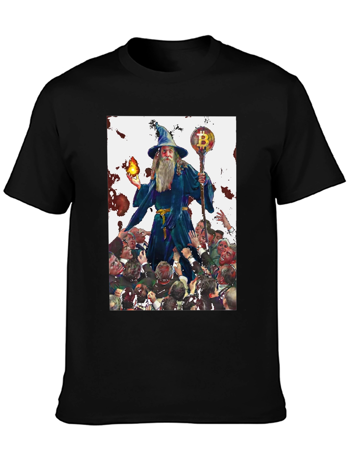 Bitcoin Wizard Black T-Shirt