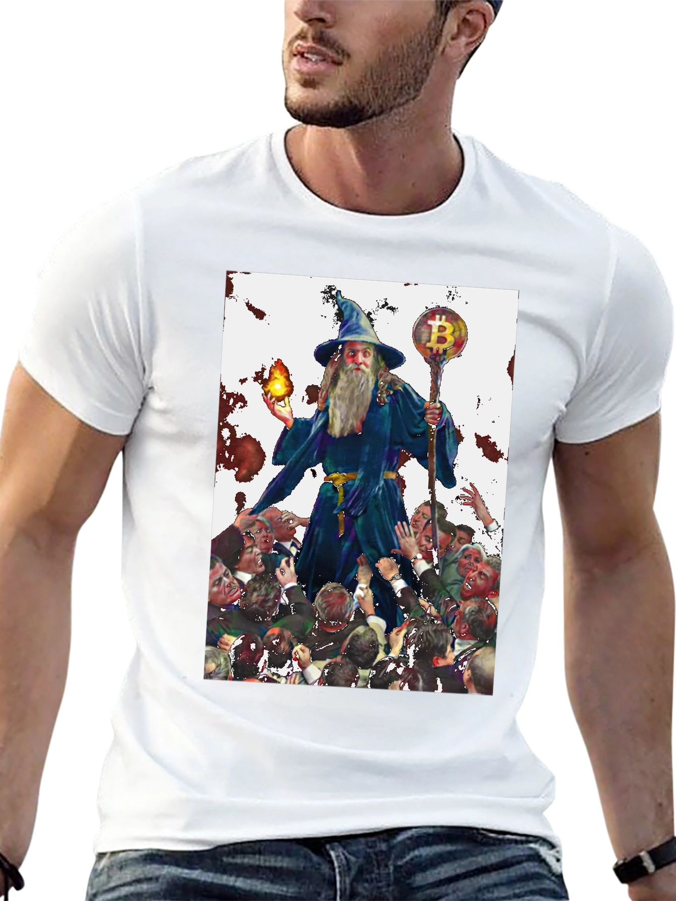 Bitcoin Wizard Black T-Shirt