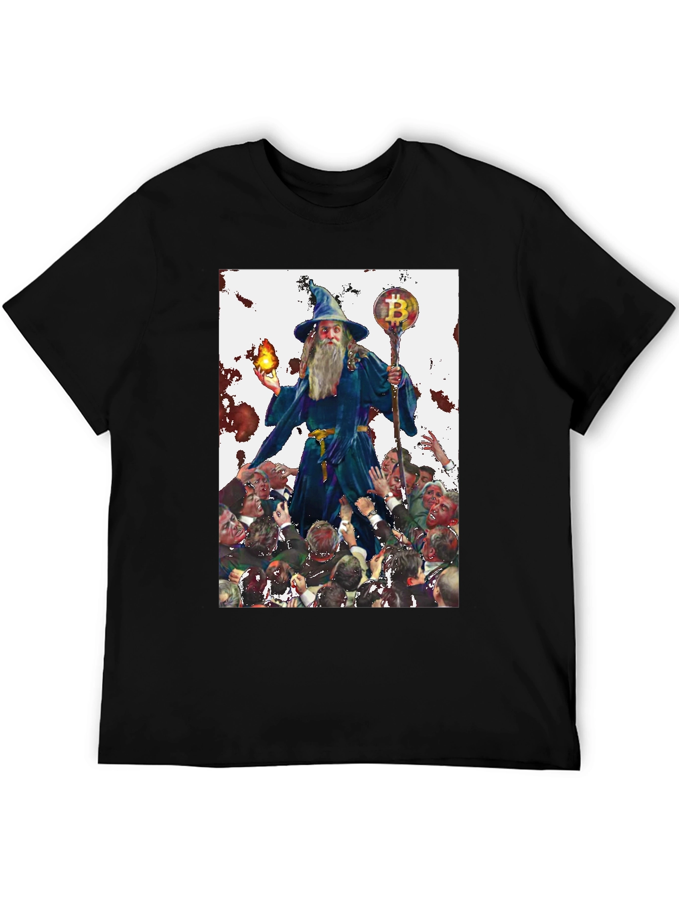 Bitcoin Wizard Black T-Shirt