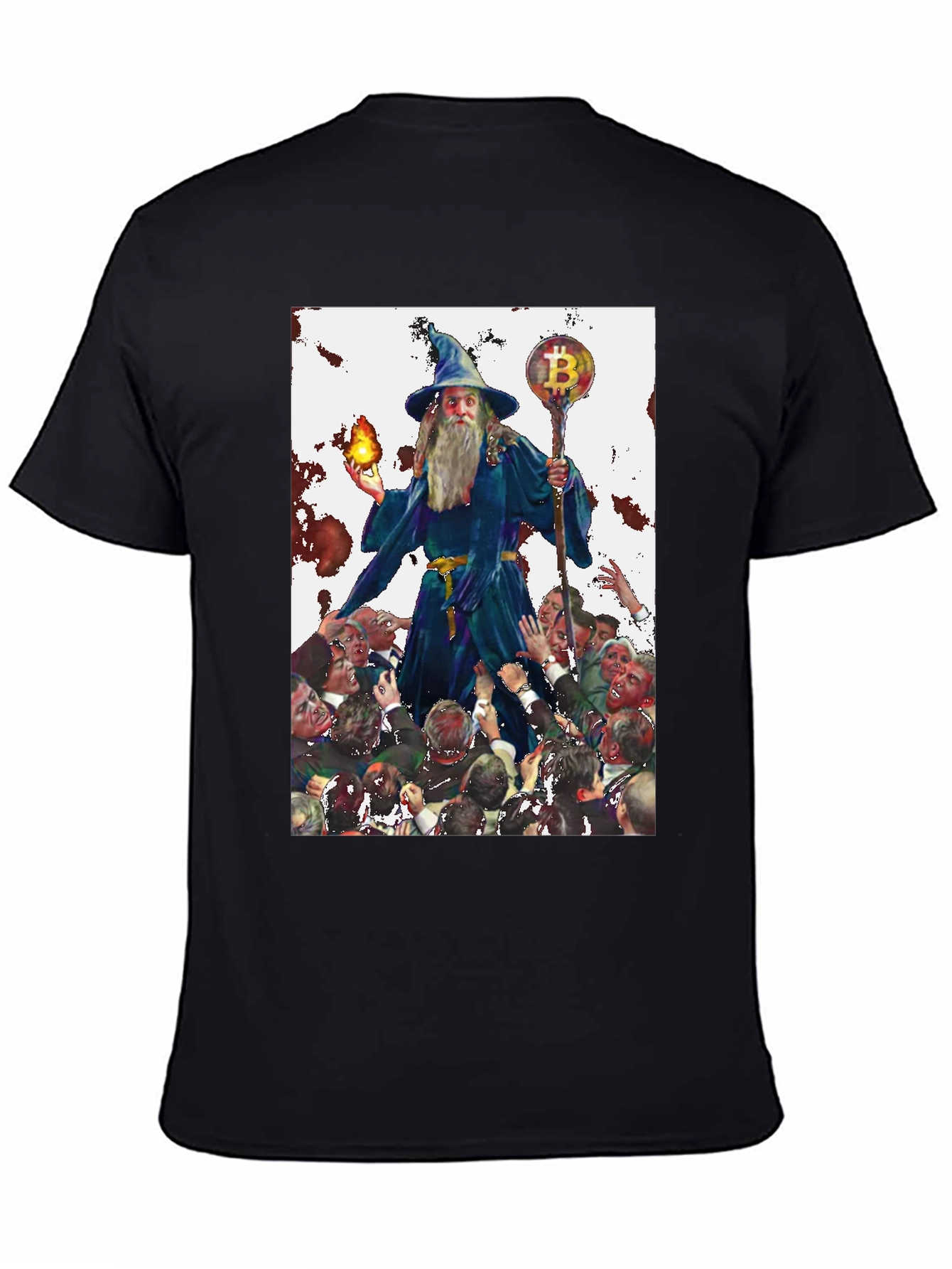 Bitcoin Wizard Black T-Shirt