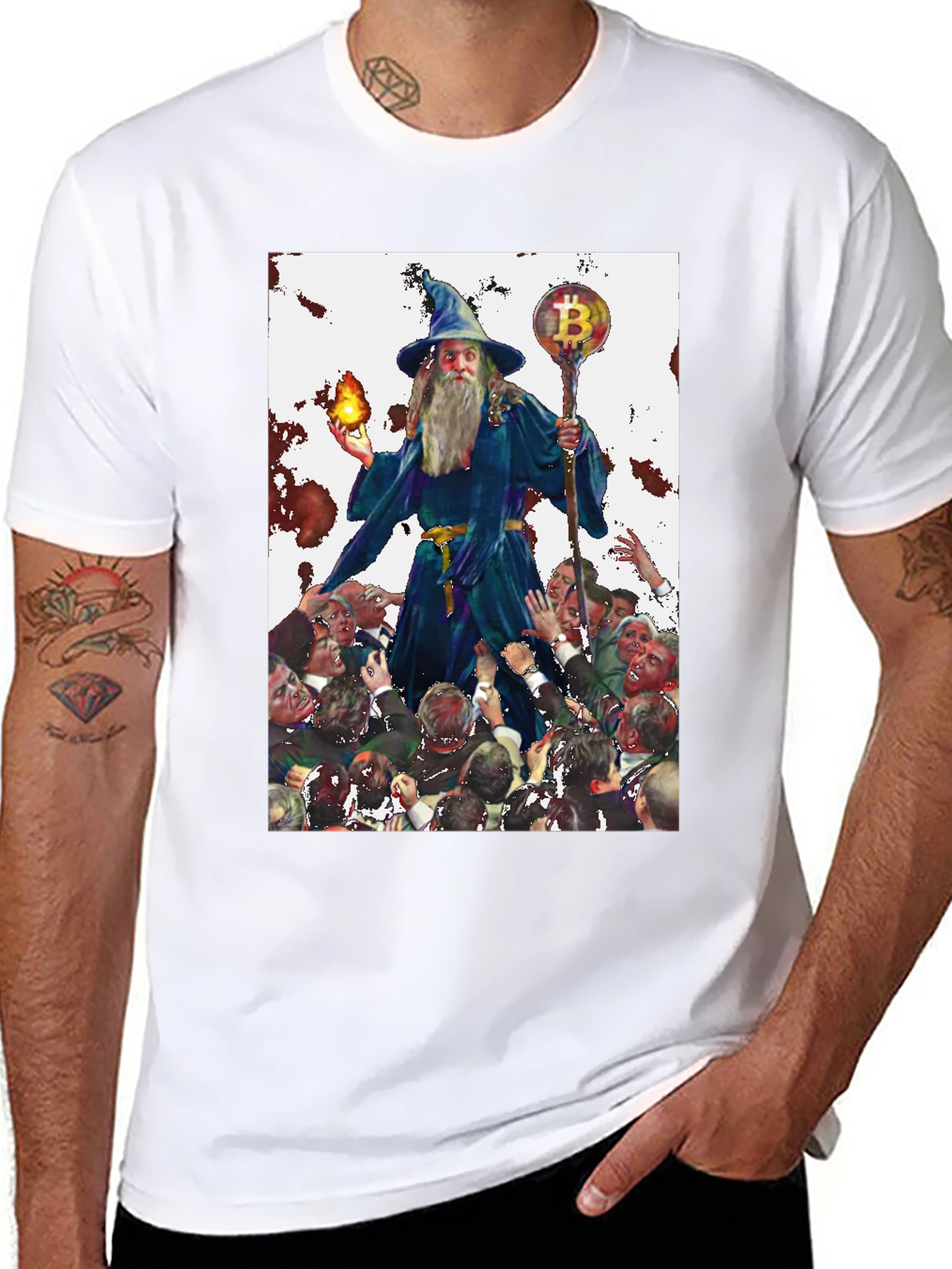 Bitcoin Wizard Black T-Shirt
