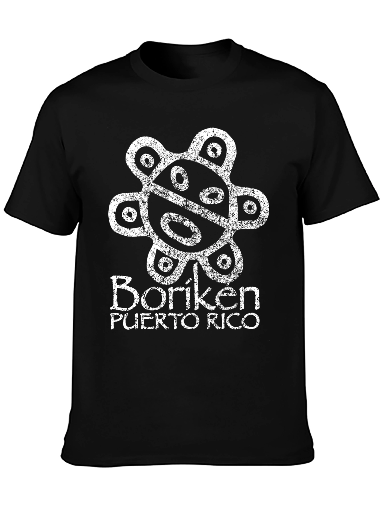 Boriken Puerto Rico T-Shirt Black Graphic Tee