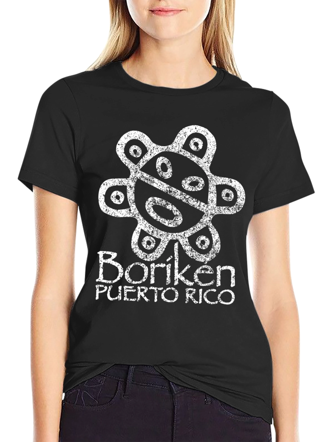 Boriken Puerto Rico T-Shirt Black Graphic Tee