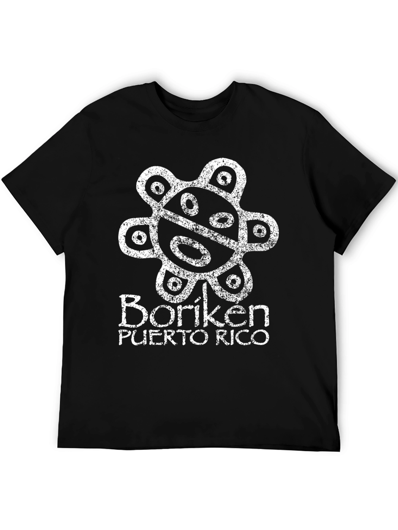 Boriken Puerto Rico T-Shirt Black Graphic Tee
