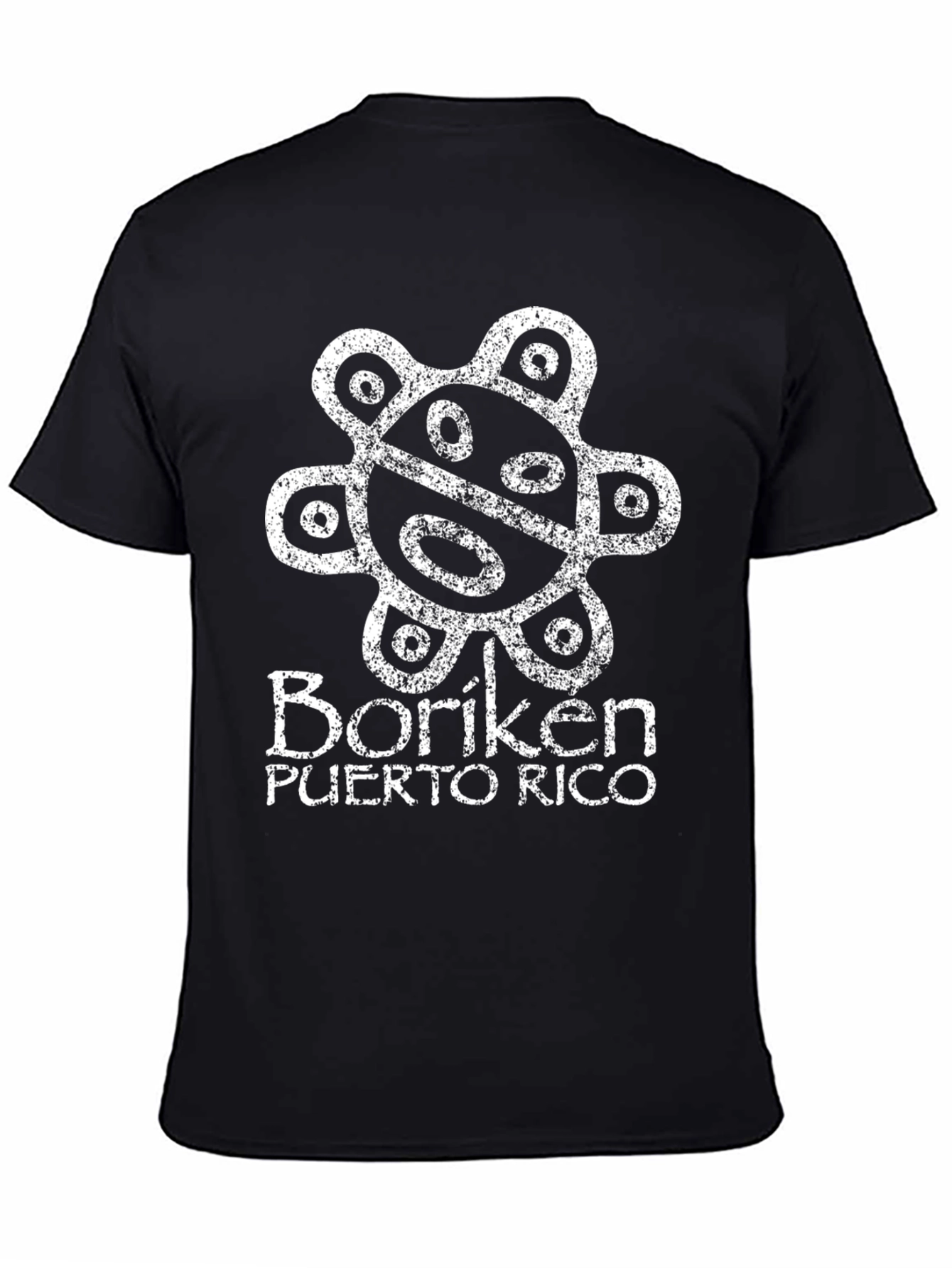 Boriken Puerto Rico T-Shirt Black Graphic Tee