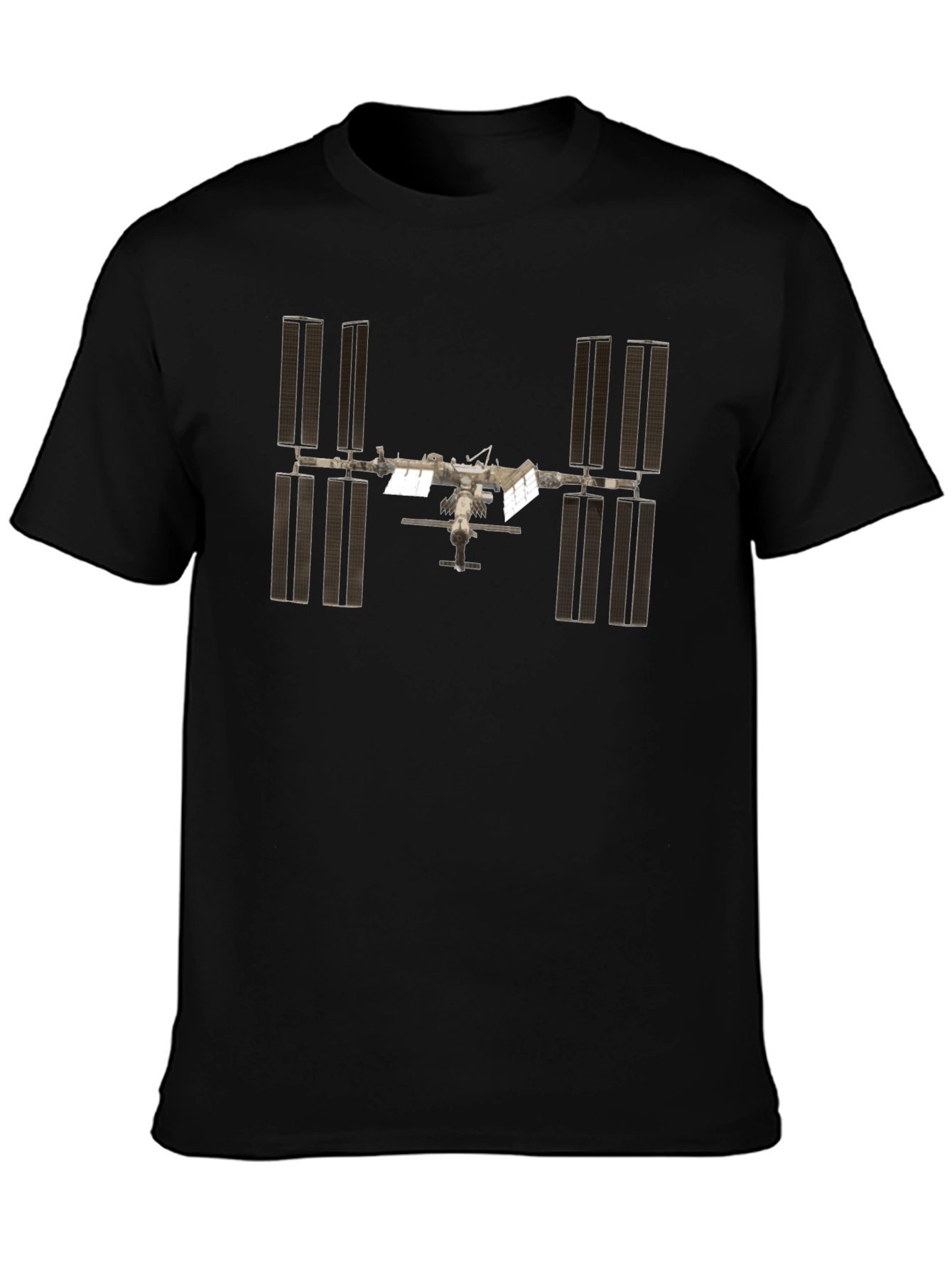 International Space Station Black Graphic T-Shirt