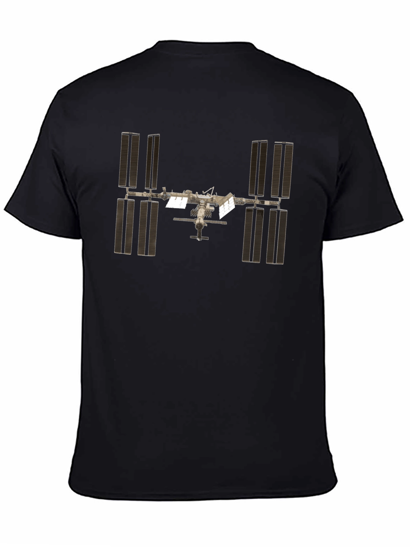 International Space Station Black Graphic T-Shirt