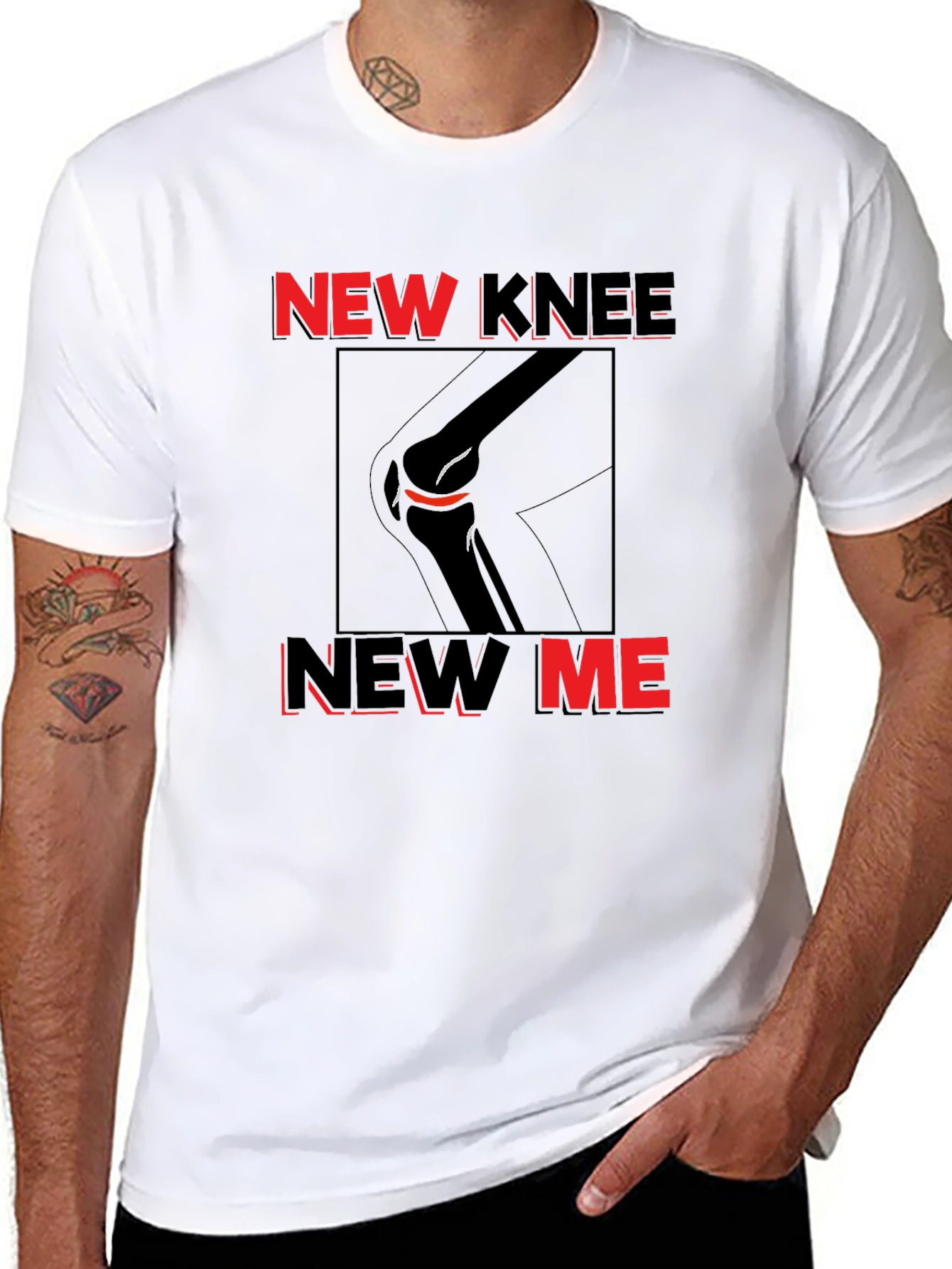 New Knee New Me Graphic Tee